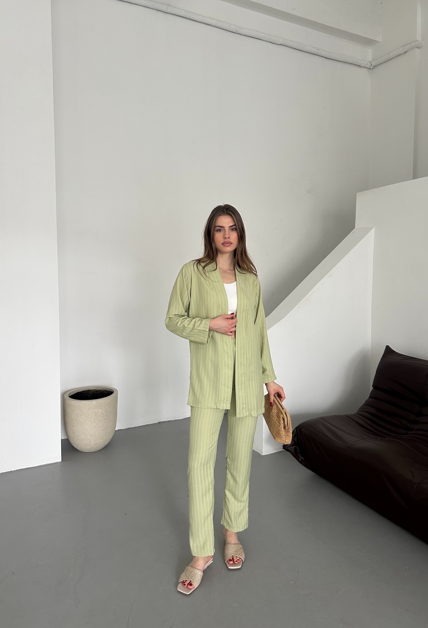 Striped Vest Suit - Brand: My Fashion - Women & Kids, Baby Clothes Wholesale - TheBS Women