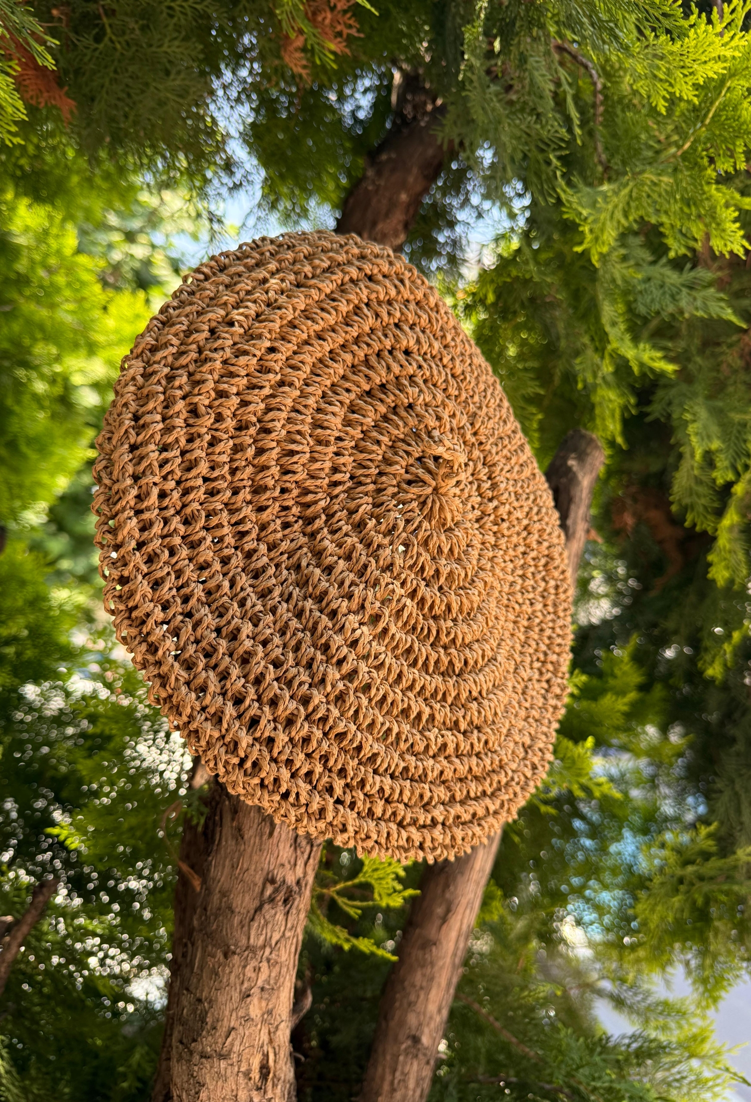 Brown Ethnic Casual Boho Hat For Summer Beach - Brand: Axesoire - Women & Kids, Baby Clothes Wholesale - TheBS Women