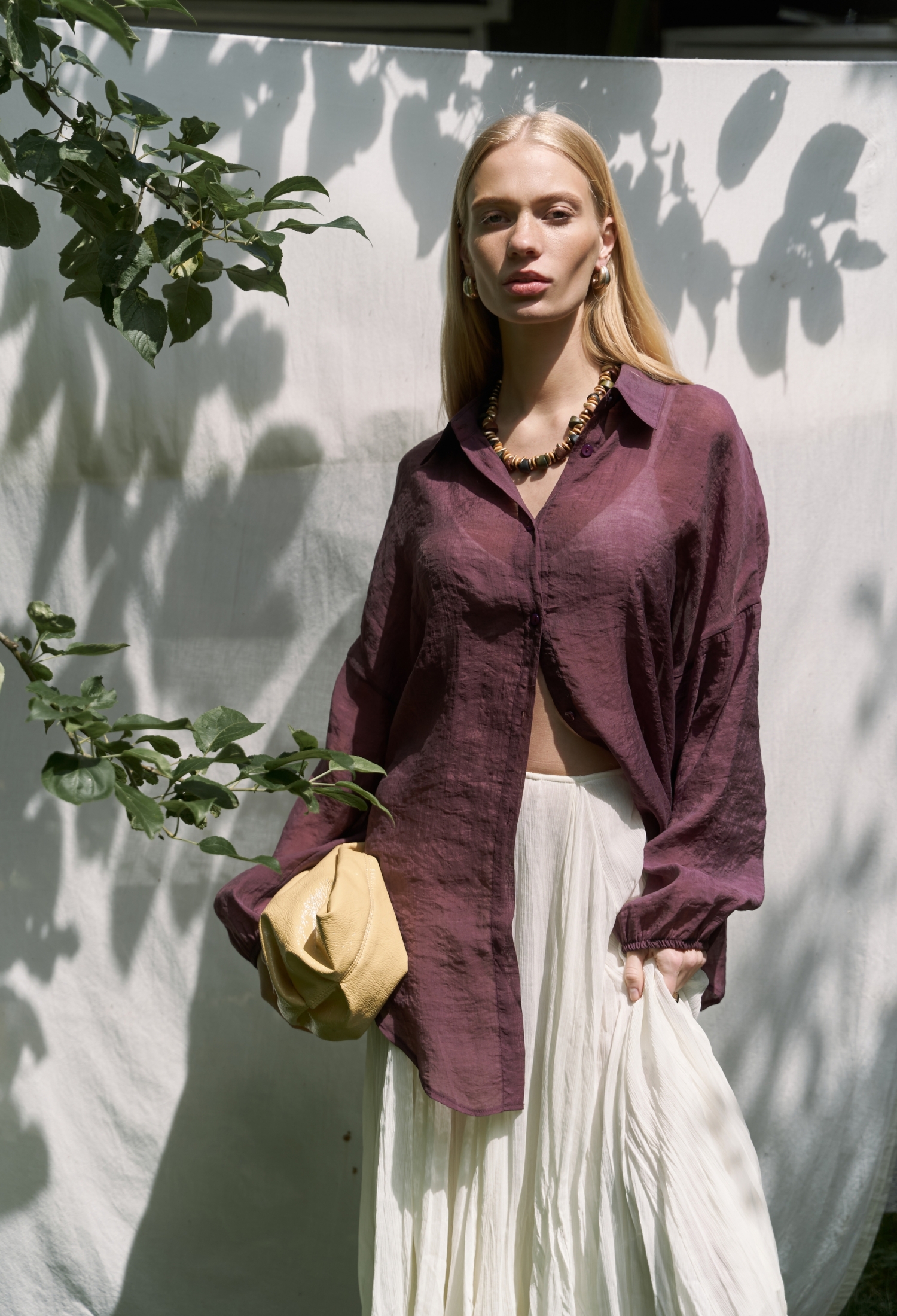 Casual Oversized Fit Long Sleeve Shirt - Brand: Mai Collection - Women & Kids, Baby Clothes Wholesale - TheBS Women