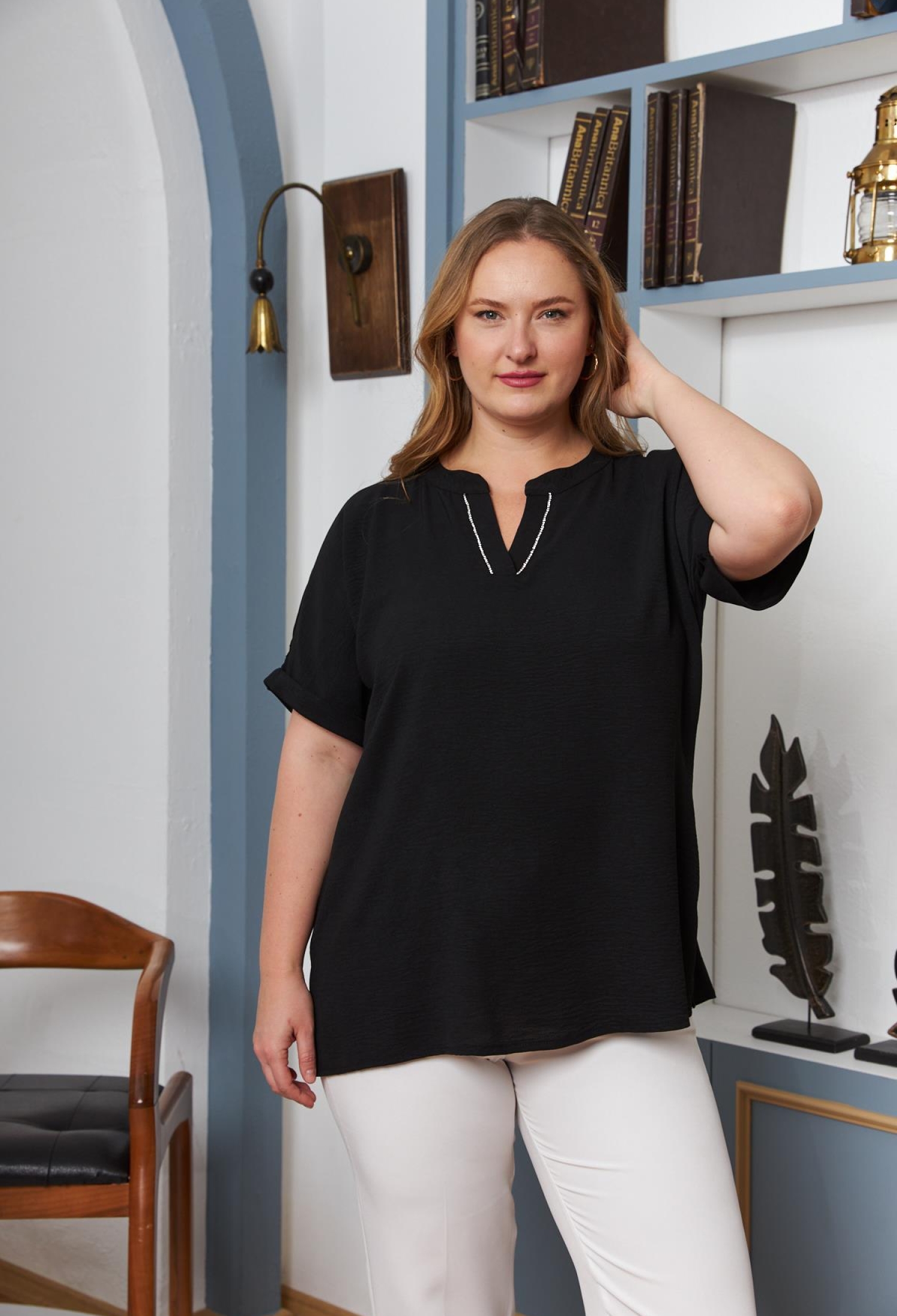 Casual Elegant Plus Size Blouse - Brand: RMG - Women & Kids, Baby Clothes Wholesale - TheBS Women