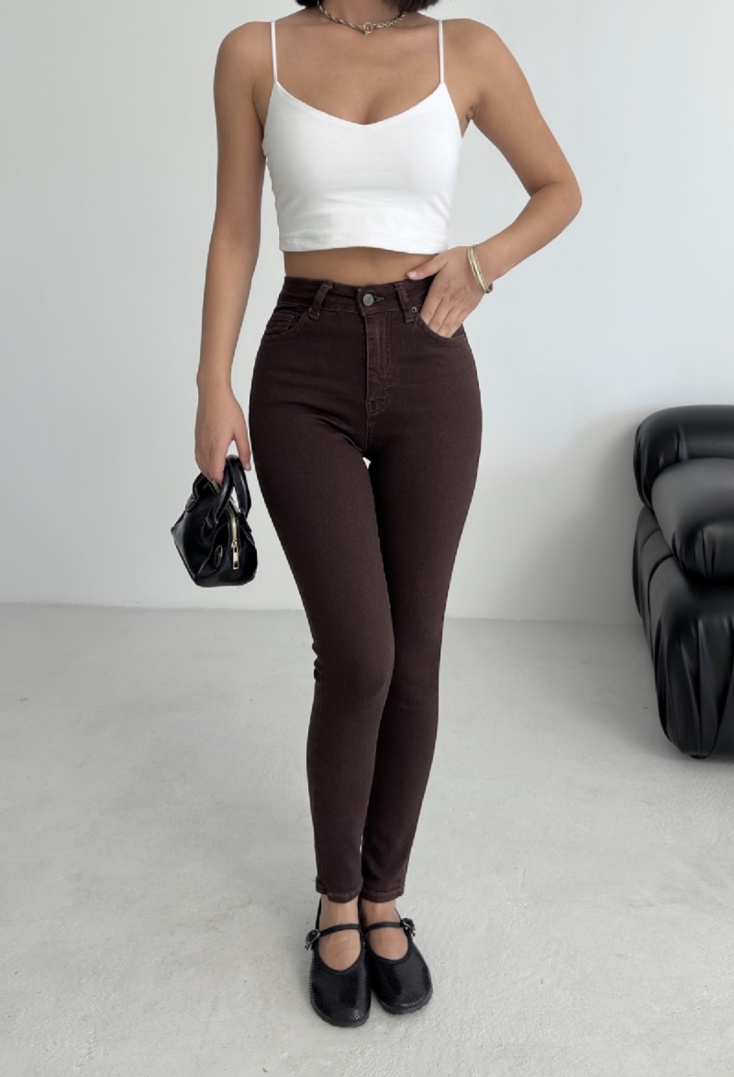 Mom Jeans High Waist Skinny Leg Buttoned - Brand: XLove - Women & Kids, Baby Clothes Wholesale - TheBS Women