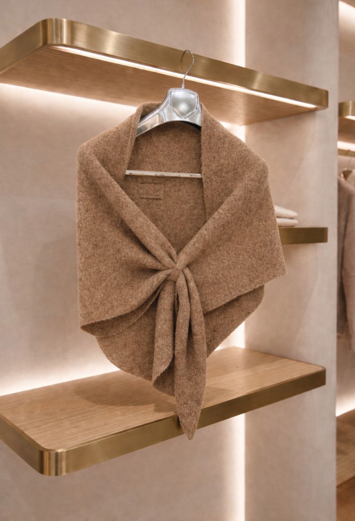 Brown Elegant Shawl - Brand: Axesoire - Women & Kids, Baby Clothes Wholesale - TheBS Women