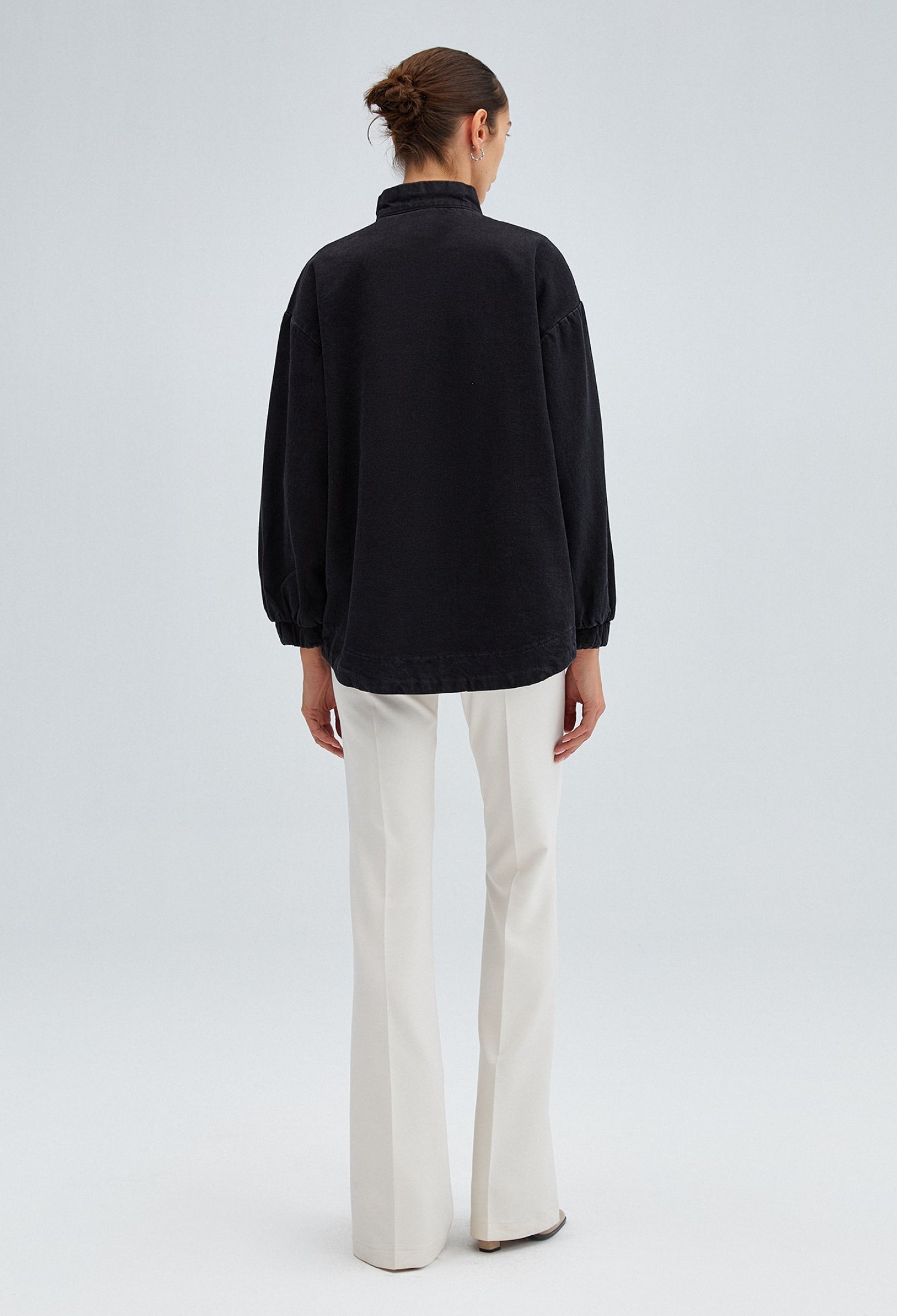 Black Casual Streetwear Overshirt Jacket - Brand: Touche Prive - Women & Kids, Baby Clothes Wholesale - TheBS Women