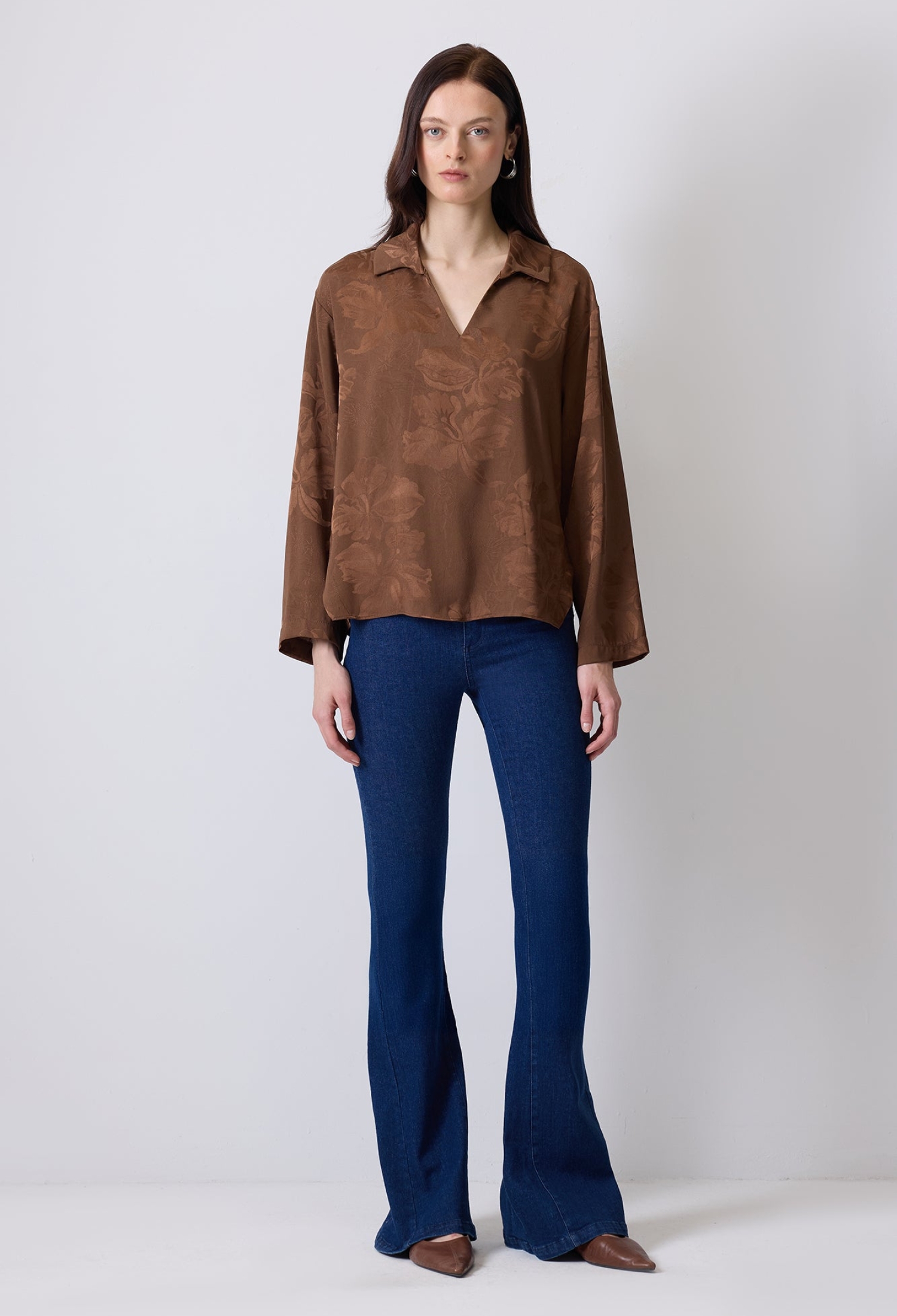 Floral Casual Elegant Blouse - Brand: Touche Prive - Women & Kids, Baby Clothes Wholesale - TheBS Women