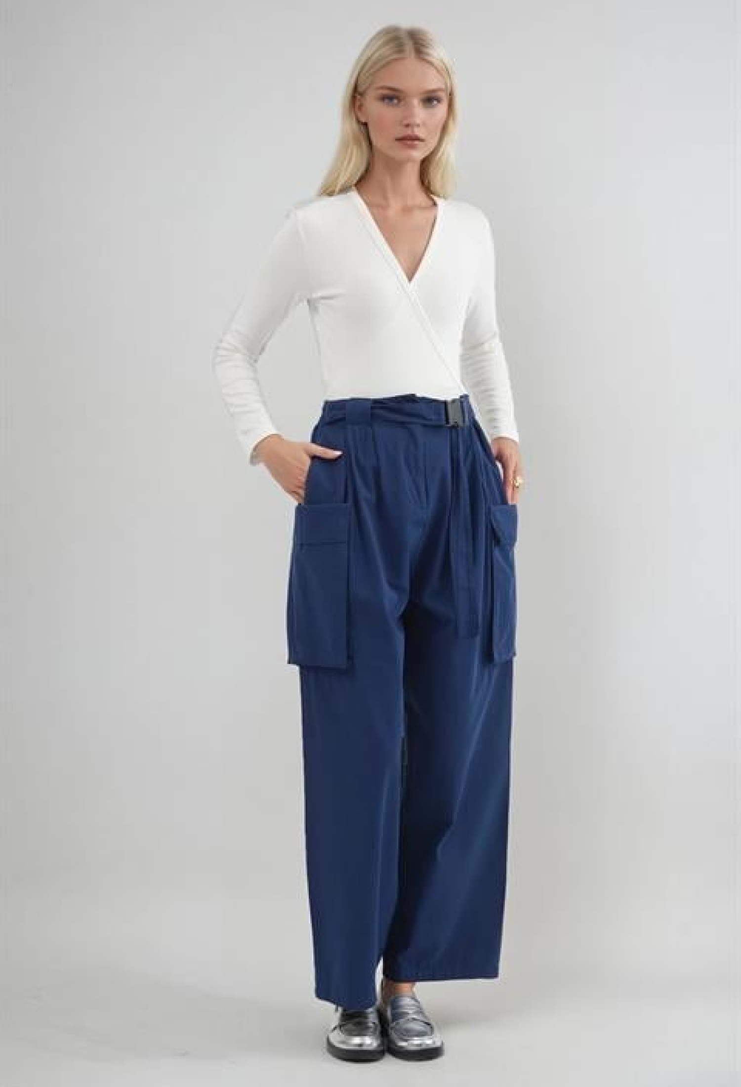 Cargo Pants High Waist Wide Leg - Brand: Sobe Istanbul - Women & Kids, Baby Clothes Wholesale - TheBS Women