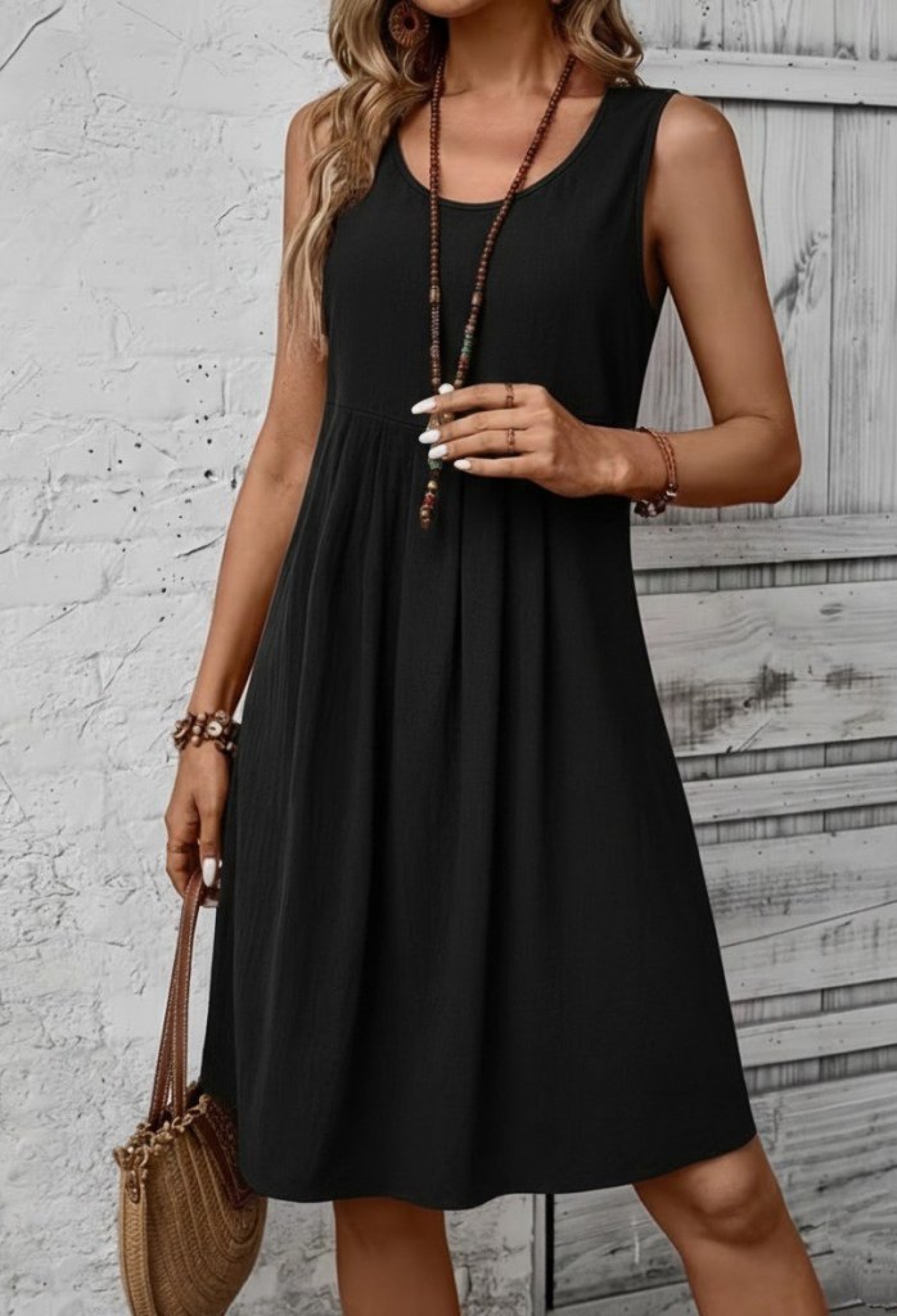 A-Line Dress With Cap Sleeves - Brand: Janes - Women & Kids, Baby Clothes Wholesale - TheBS Women