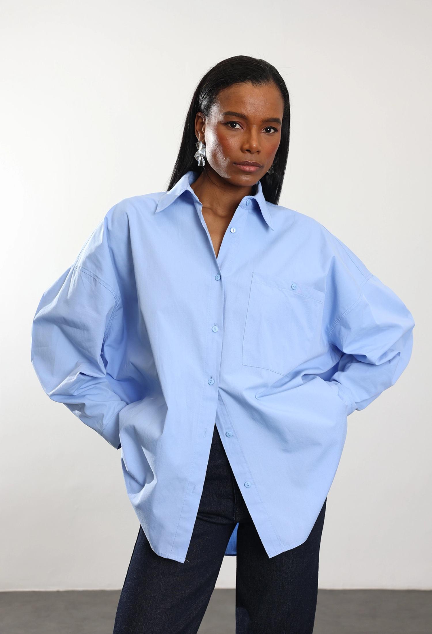 Asymmetrical Mini Skirt With Button Closure - Brand: Cream Rouge - Women & Kids, Baby Clothes Wholesale - TheBS Women