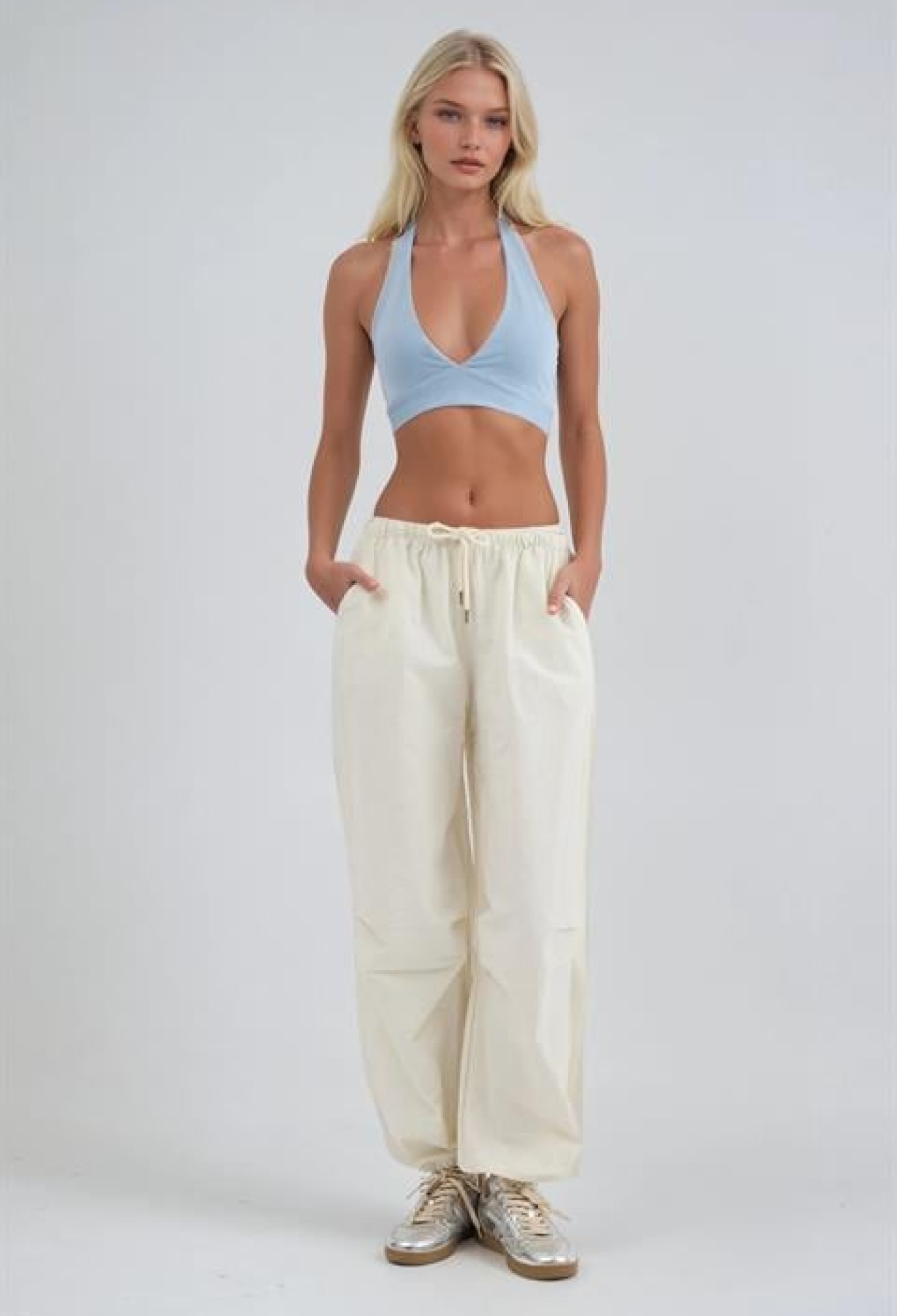 Ecru Casual Sport Jogger Pants - Brand: Sobe Istanbul - Women & Kids, Baby Clothes Wholesale - TheBS Women