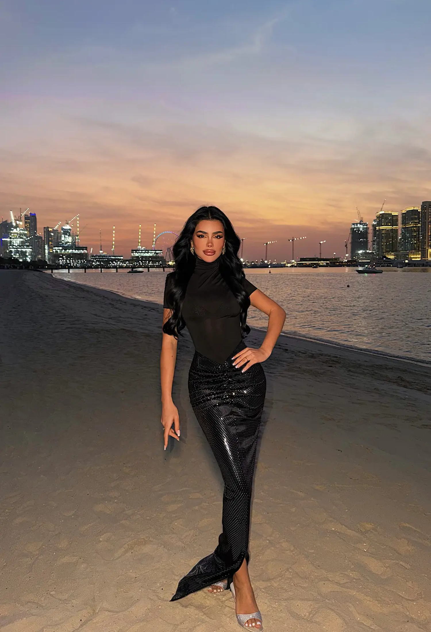 Black Sexy Elegant Glam Formal Dress - Brand: EYYO ATELIER - Women & Kids, Baby Clothes Wholesale - TheBS Women