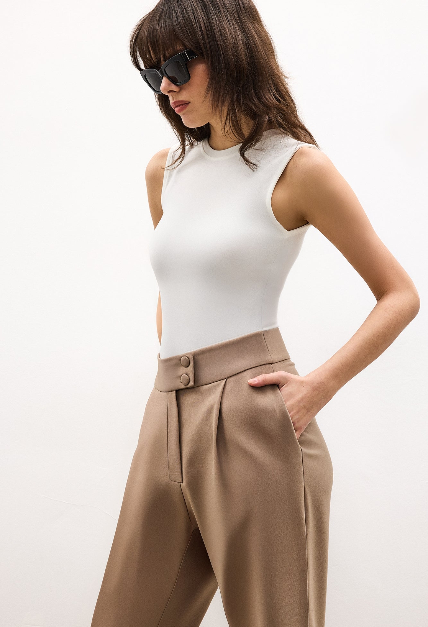 Blouse Slim Fit Sleeveless Cap Sleeve - Brand: Touche Prive - Women & Kids, Baby Clothes Wholesale - TheBS Women