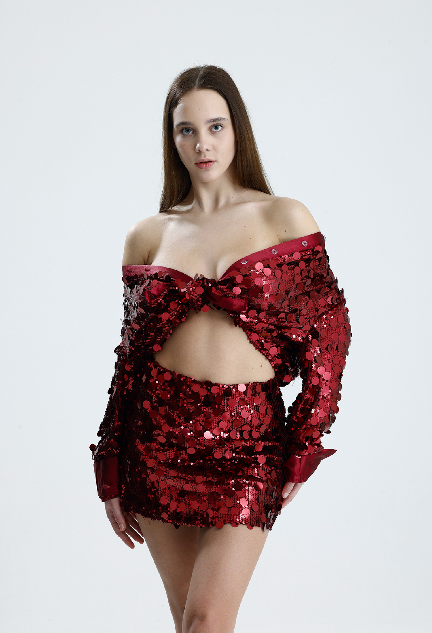 Red Sexy Glam Bodycon Mini Skirt - Brand: SENSE - Women & Kids, Baby Clothes Wholesale - TheBS Women