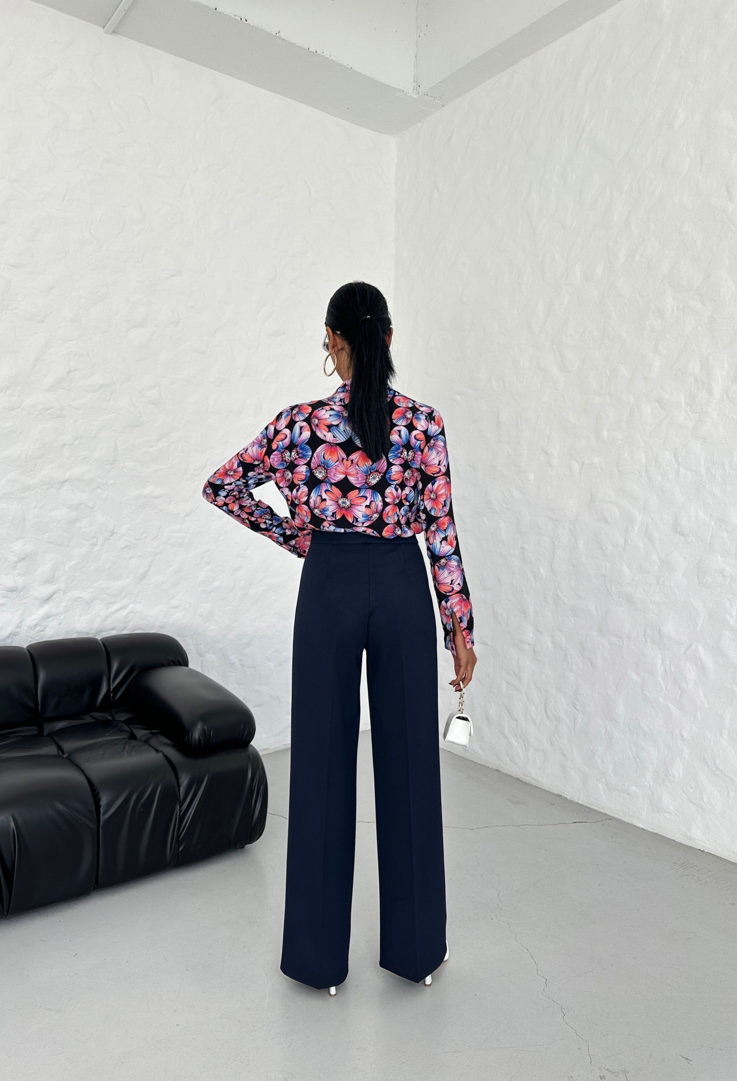 Palazzo Pants With High Waist And Wide Legs - Brand: Ouz Fashion - Women & Kids, Baby Clothes Wholesale - TheBS Women