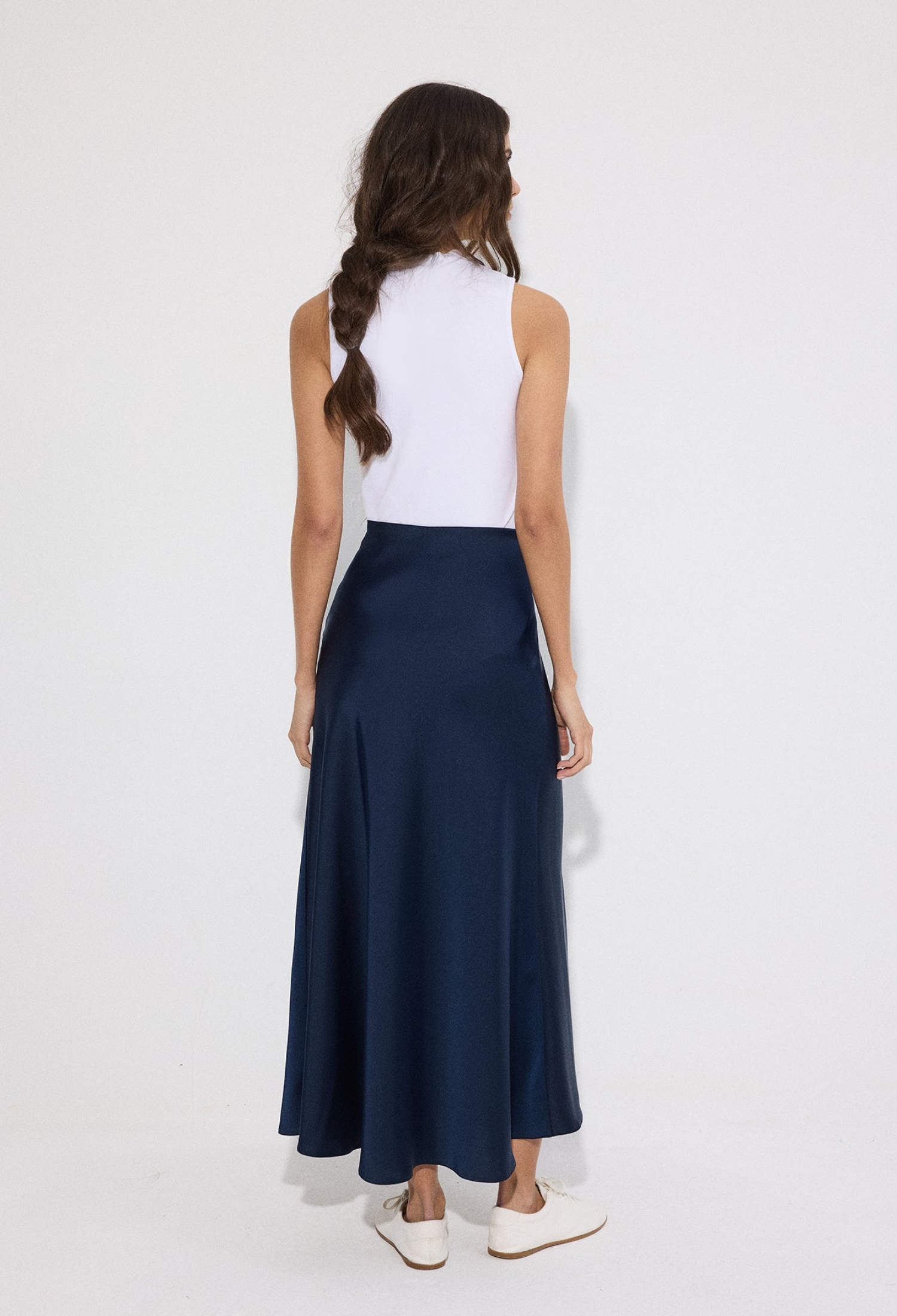 Flared Maxi Skirt High Waist Casual Elegant - Brand: Touche Prive - Women & Kids, Baby Clothes Wholesale - TheBS Women