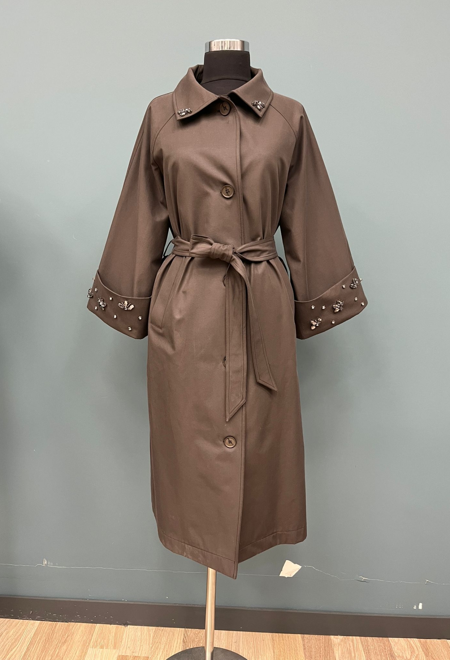 Trenchcoat Elegant Formal Vintage Style - Brand: Puane - Women & Kids, Baby Clothes Wholesale - TheBS Women