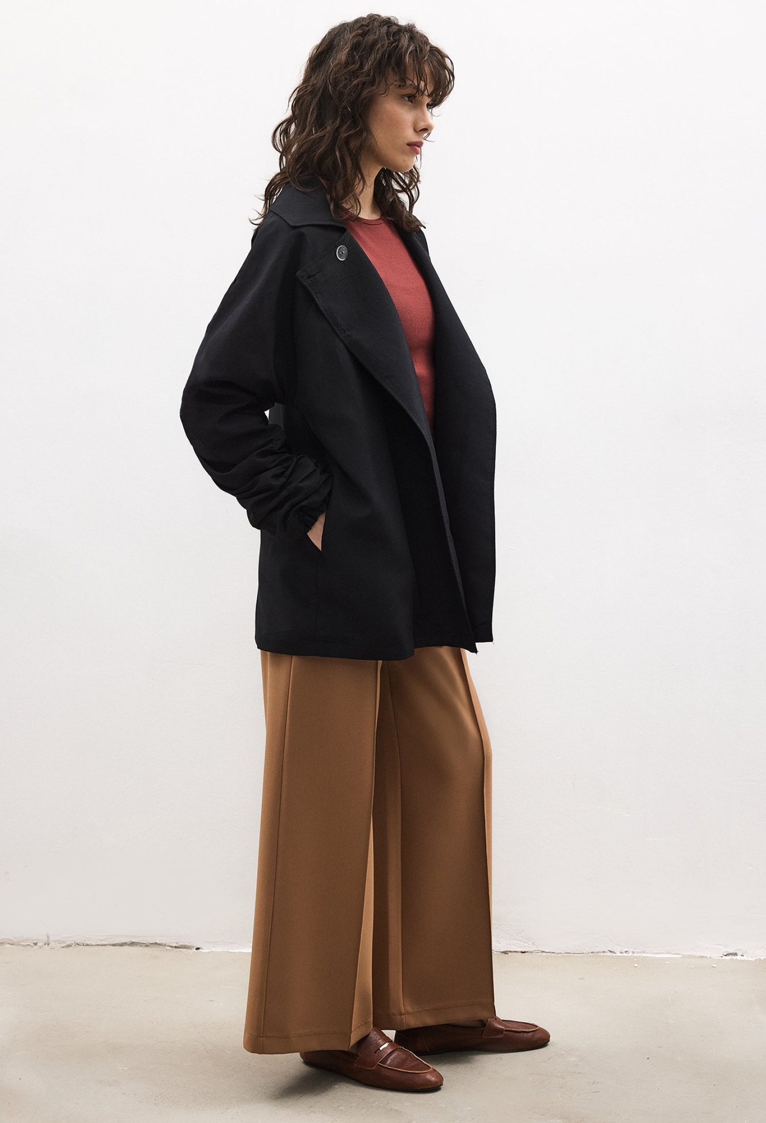 Black Casual Elegant Formal Preppy Vintage Retro Jacket - Brand: Touche Prive - Women & Kids, Baby Clothes Wholesale - TheBS Women