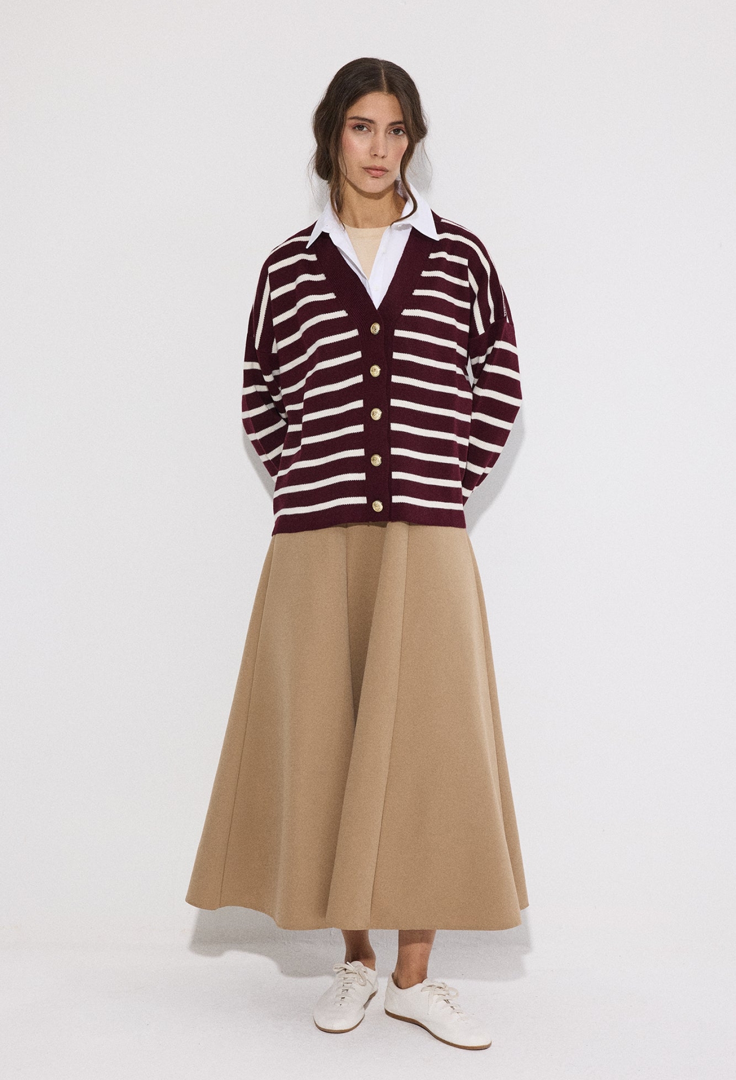 Casual Oversized Buttoned Cardigan - Brand: Touche Prive - Women & Kids, Baby Clothes Wholesale - TheBS Women