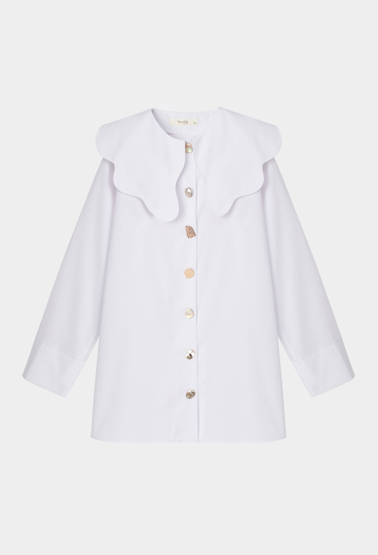 White Elegant Formal Shirt - Brand: Touche Prive - Women & Kids, Baby Clothes Wholesale - TheBS Women