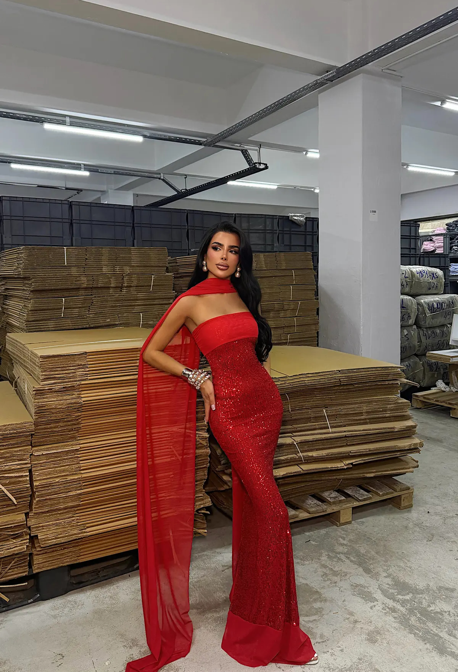 Sexy Elegant Glam Formal Bodycon Dress - Brand: EYYO ATELIER - Women & Kids, Baby Clothes Wholesale - TheBS Women