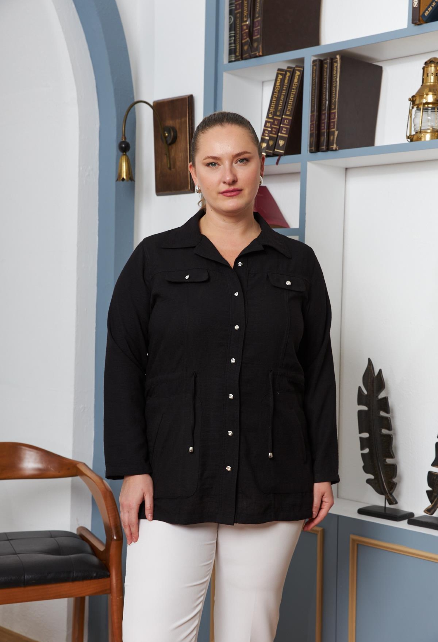 Modest Plus Size Casual Elegant Jacket - Brand: RMG - Women & Kids, Baby Clothes Wholesale - TheBS Women