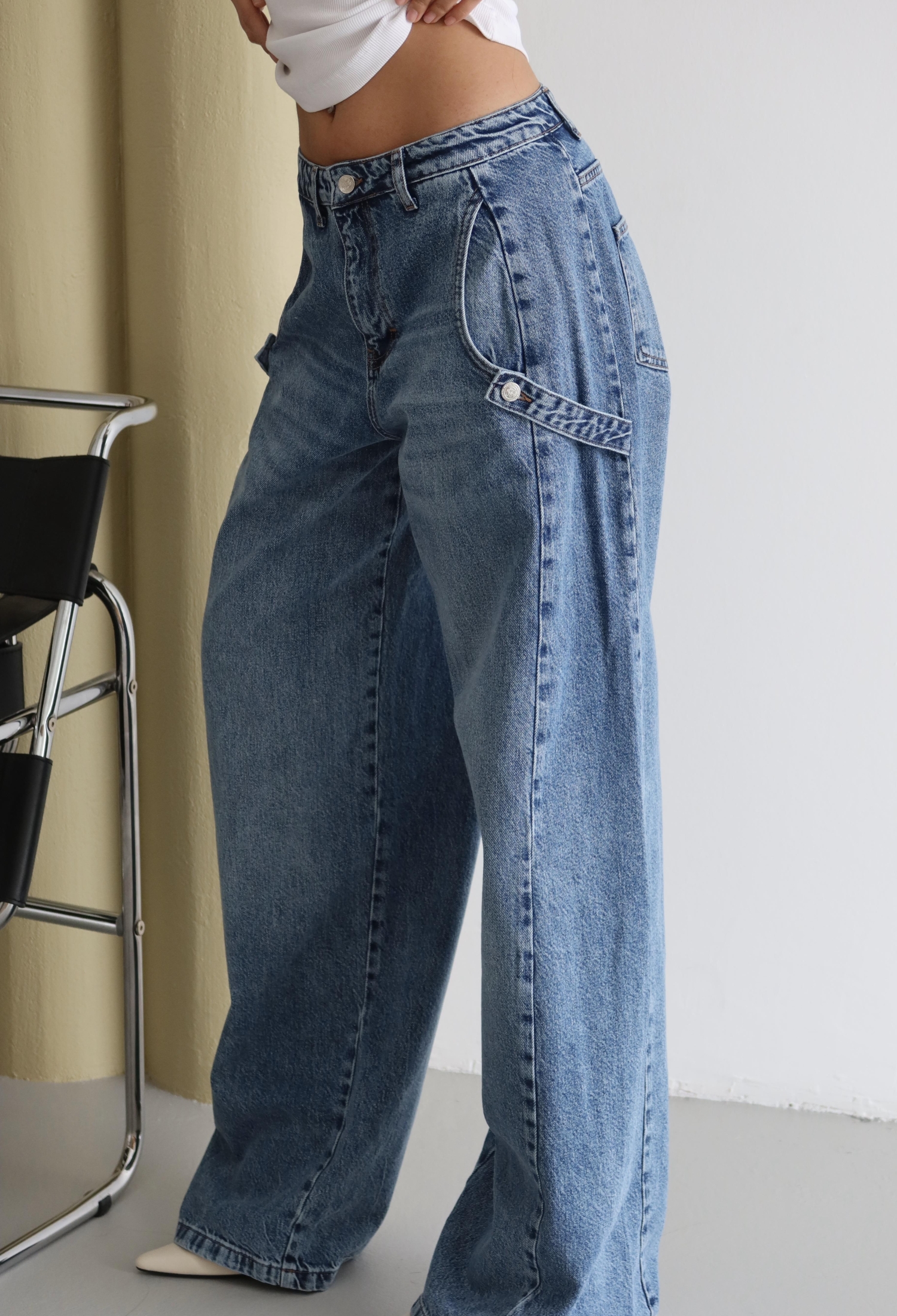 Jeans Wide Leg Palazzo Casual Retro - Brand: LACARINO - Women & Kids, Baby Clothes Wholesale - TheBS Women
