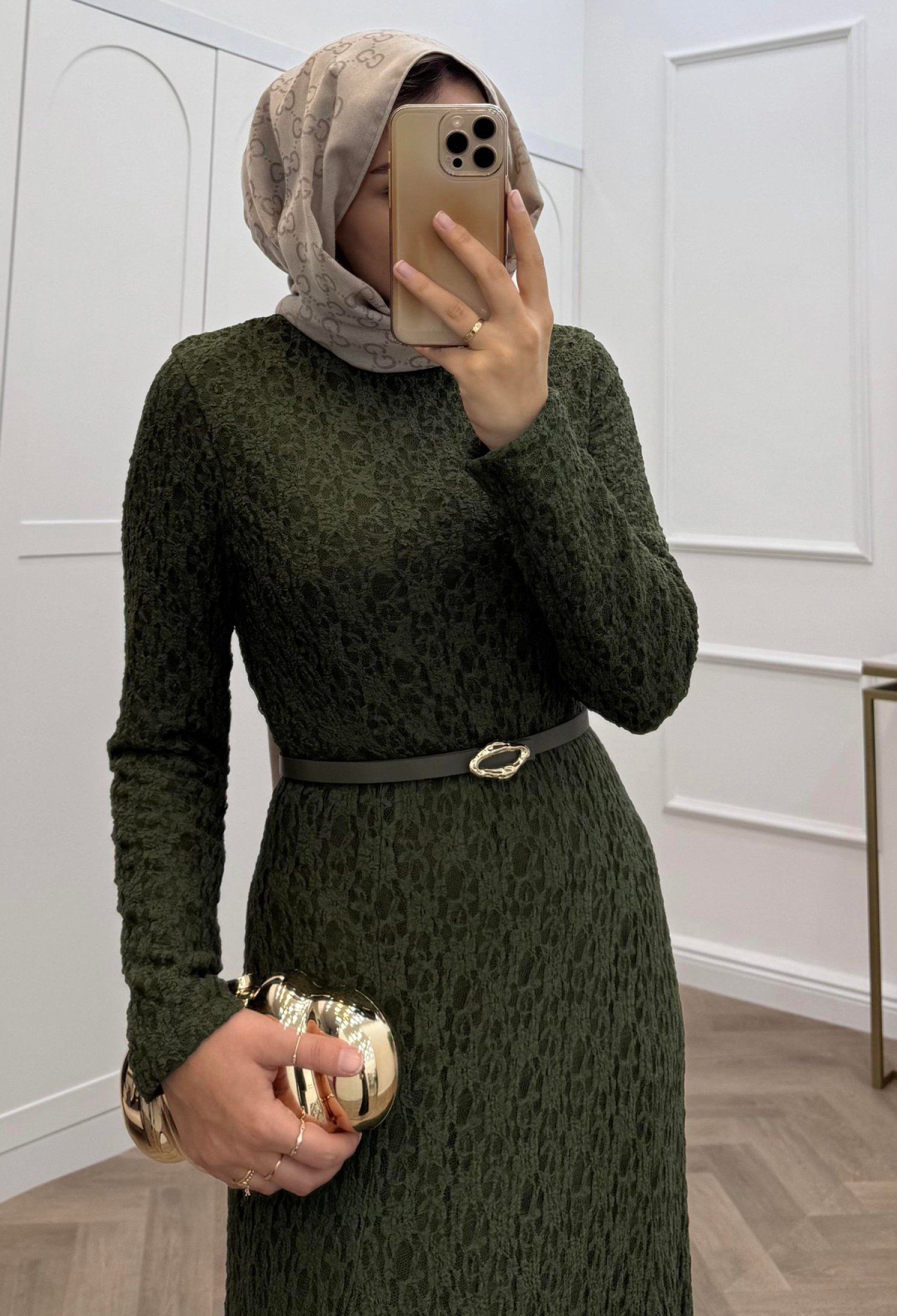 Elegant Green Fit And Flare Maxi Dress - Brand: Mode Roy - Women & Kids, Baby Clothes Wholesale - TheBS Women