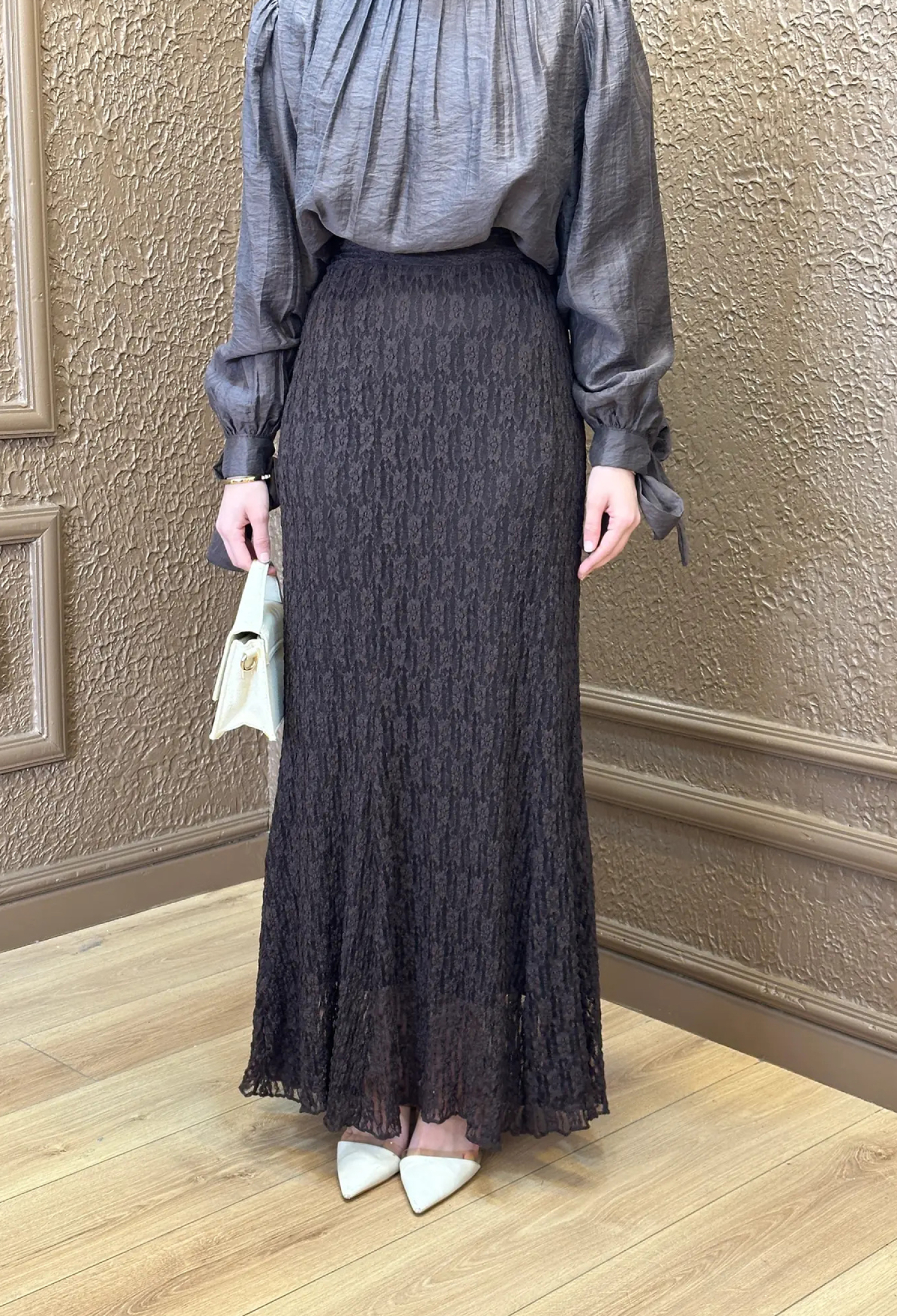 Black Elegant Formal Mermaid Maxi Skirt - Brand: Mode Roy - Women & Kids, Baby Clothes Wholesale - TheBS Women