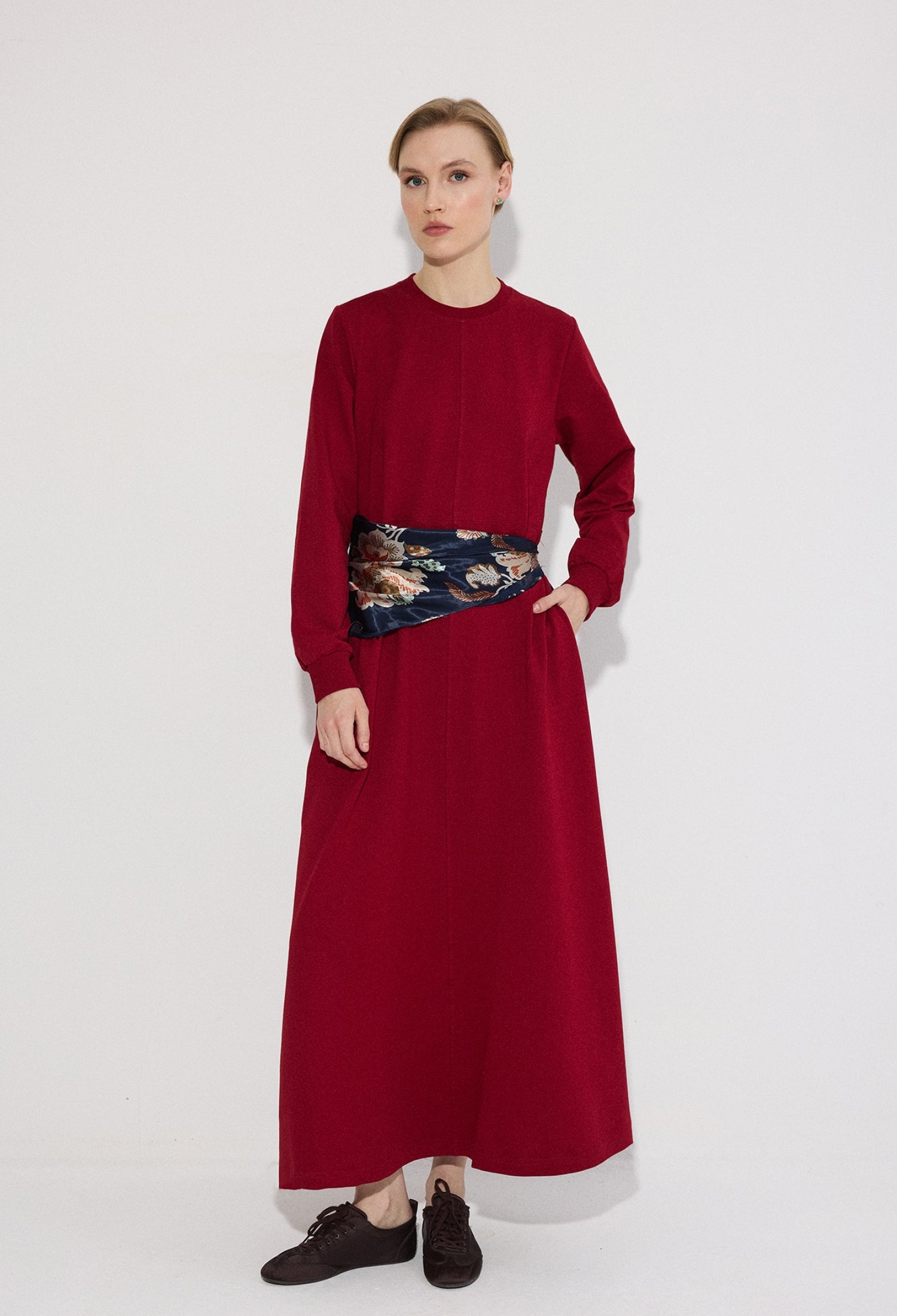 Floor Length Sweater Dress - Brand: Touche Prive - Women & Kids, Baby Clothes Wholesale - TheBS Women