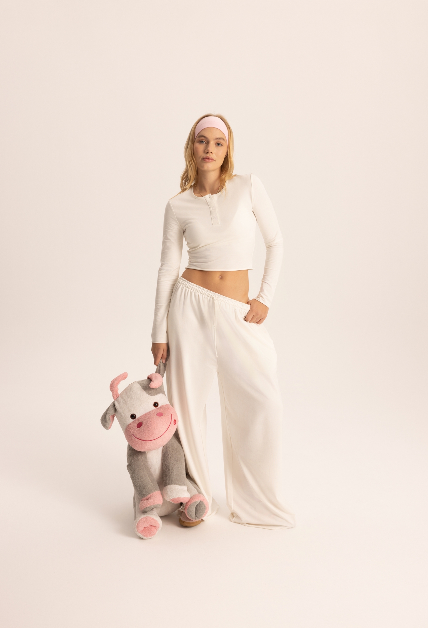 White Tracksuit Casual Sport Buttoned Jogger - Brand: Mai Collection - Women & Kids, Baby Clothes Wholesale - TheBS Women