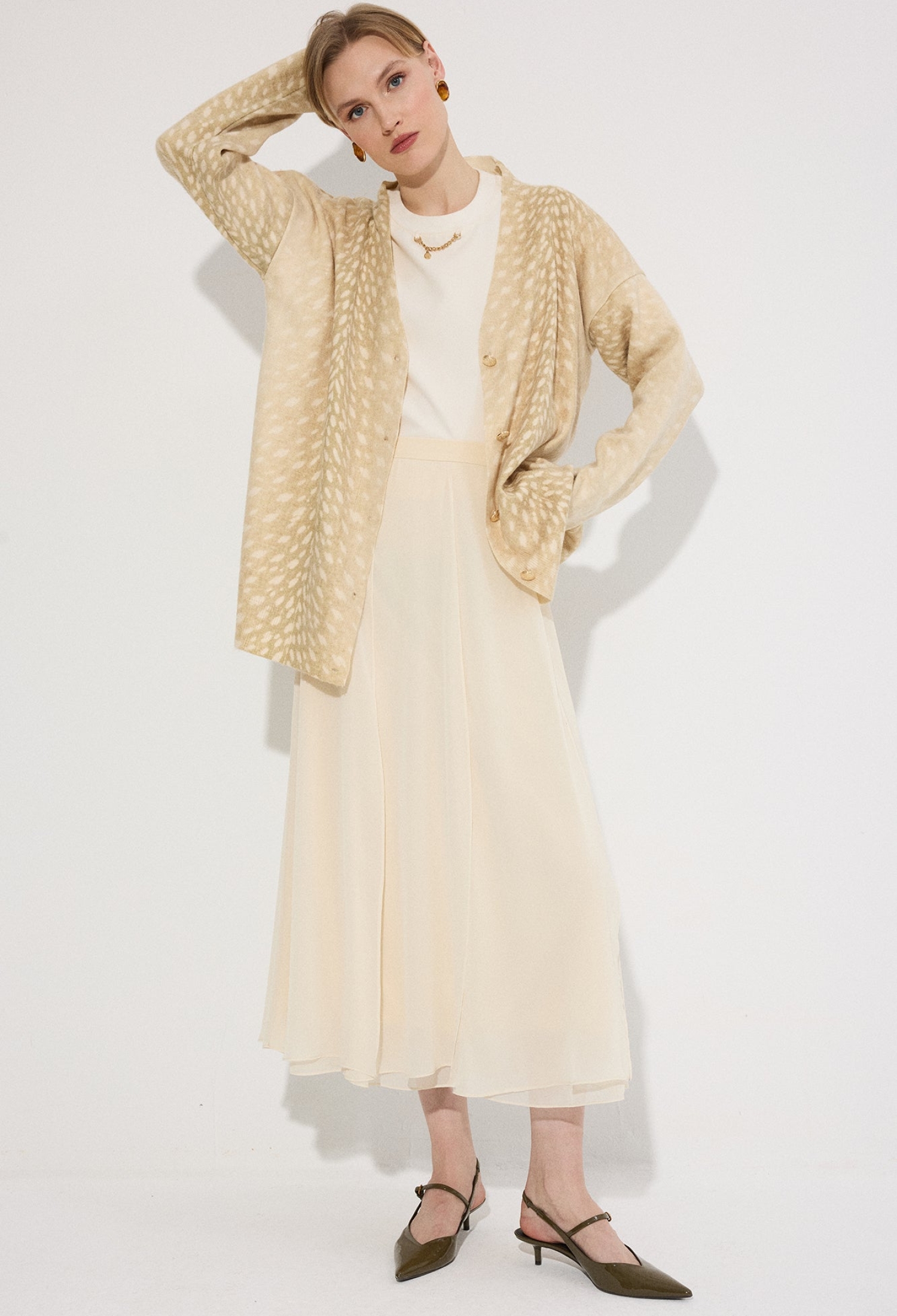 Casual Vintage Elegant Cardigan - Brand: Touche Prive - Women & Kids, Baby Clothes Wholesale - TheBS Women