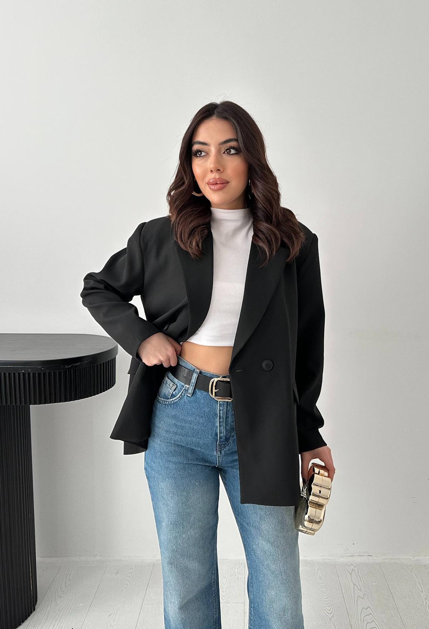 Double-Breasted Blazer Jacket - Brand: Elisa - Women & Kids, Baby Clothes Wholesale - TheBS Women