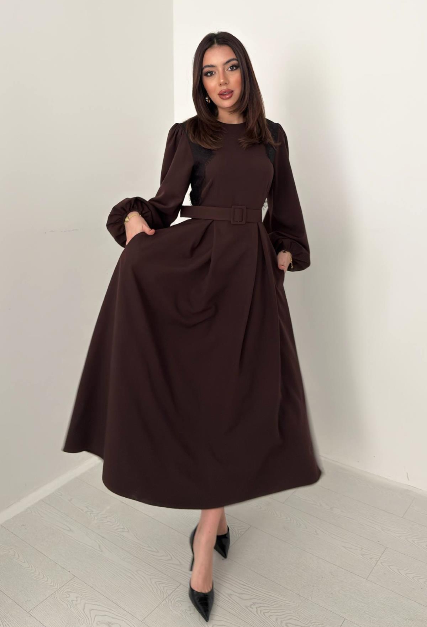 Modest Elegant Formal A-Line Dress - Brand: Elisa - Women & Kids, Baby Clothes Wholesale - TheBS Women