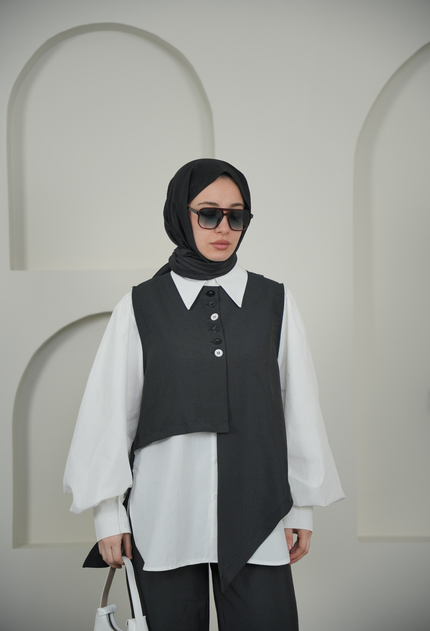 Black Elegant Casual Modest Set - Brand: Mode Roy - Women & Kids, Baby Clothes Wholesale - TheBS Women