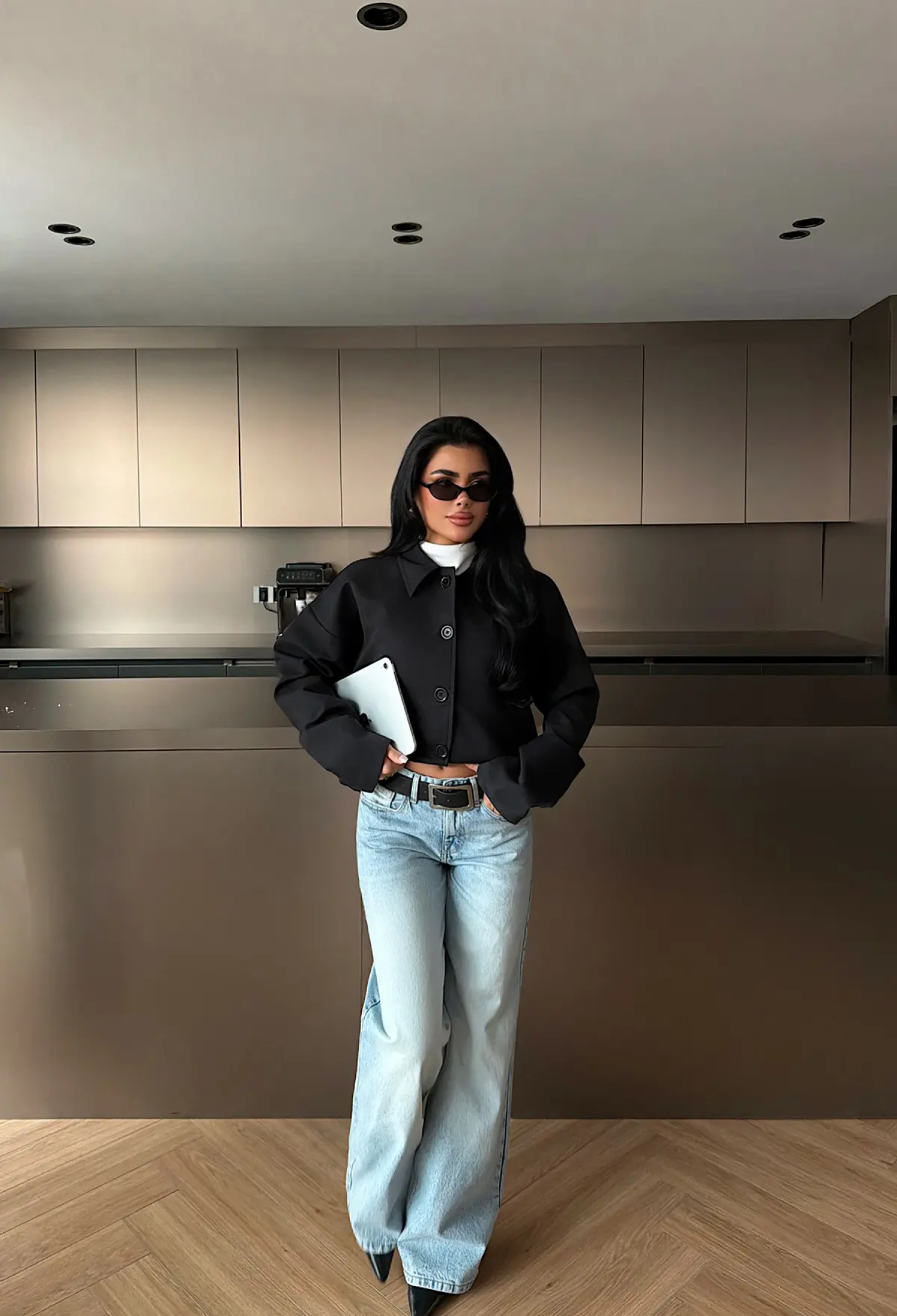 Oversized Fit Overshirt Jacket - Brand: EYYO ATELIER - Women & Kids, Baby Clothes Wholesale - TheBS Women