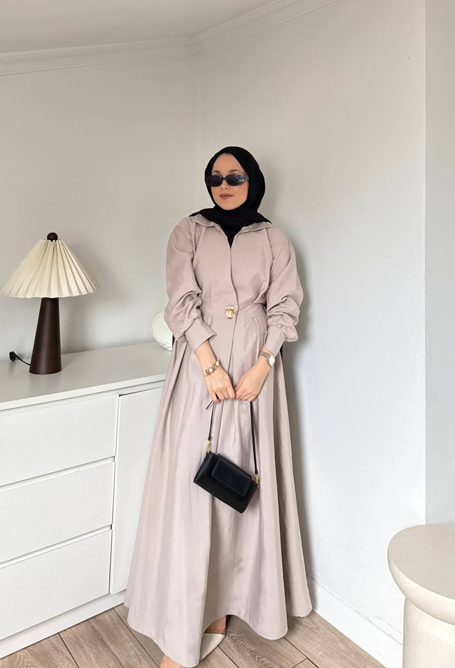 Dress – Elegant Modest Maxi Shirt For Formal Events - Brand: Mode Roy - Women & Kids, Baby Clothes Wholesale - TheBS Women