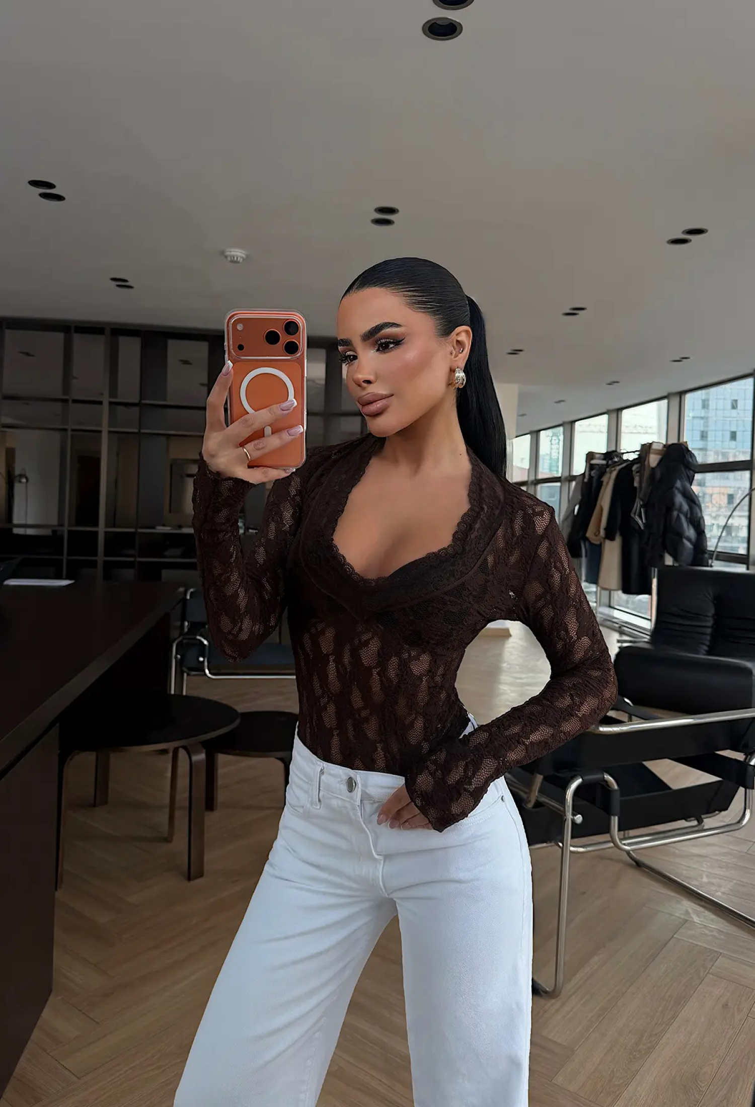 Sexy Elegant Glam Floral Blouse - Brand: EYYO ATELIER - Women & Kids, Baby Clothes Wholesale - TheBS Women