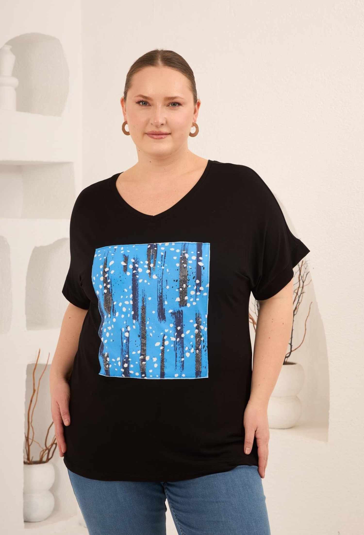 Plus Size Casual V-Neck Tshirt - Brand: RMG - Women & Kids, Baby Clothes Wholesale - TheBS Women