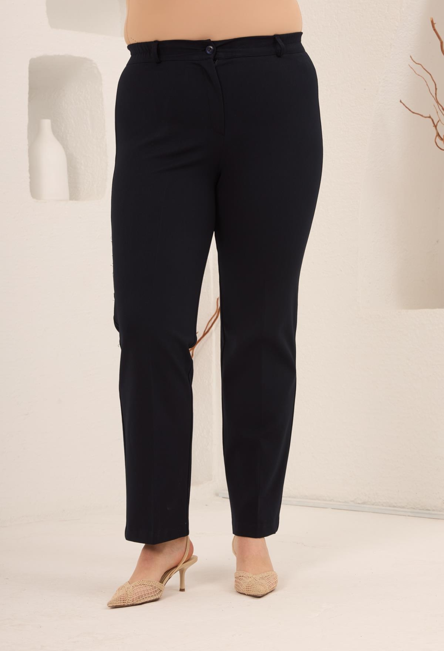 Black Mom Pants Formal Elegant Plus Size - Brand: RMG - Women & Kids, Baby Clothes Wholesale - TheBS Women
