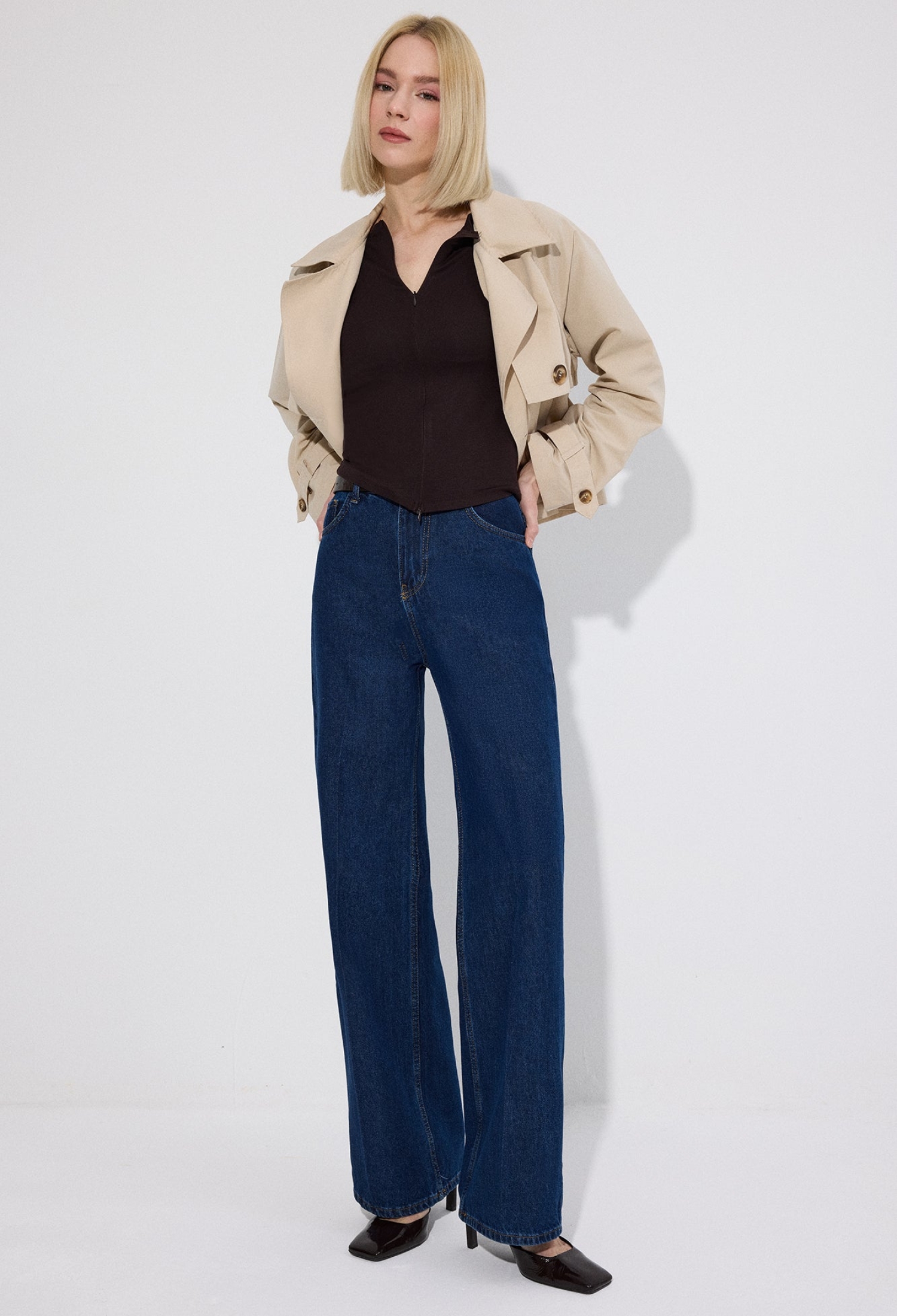 Black Elegant Casual Blouse - Brand: Touche Prive - Women & Kids, Baby Clothes Wholesale - TheBS Women