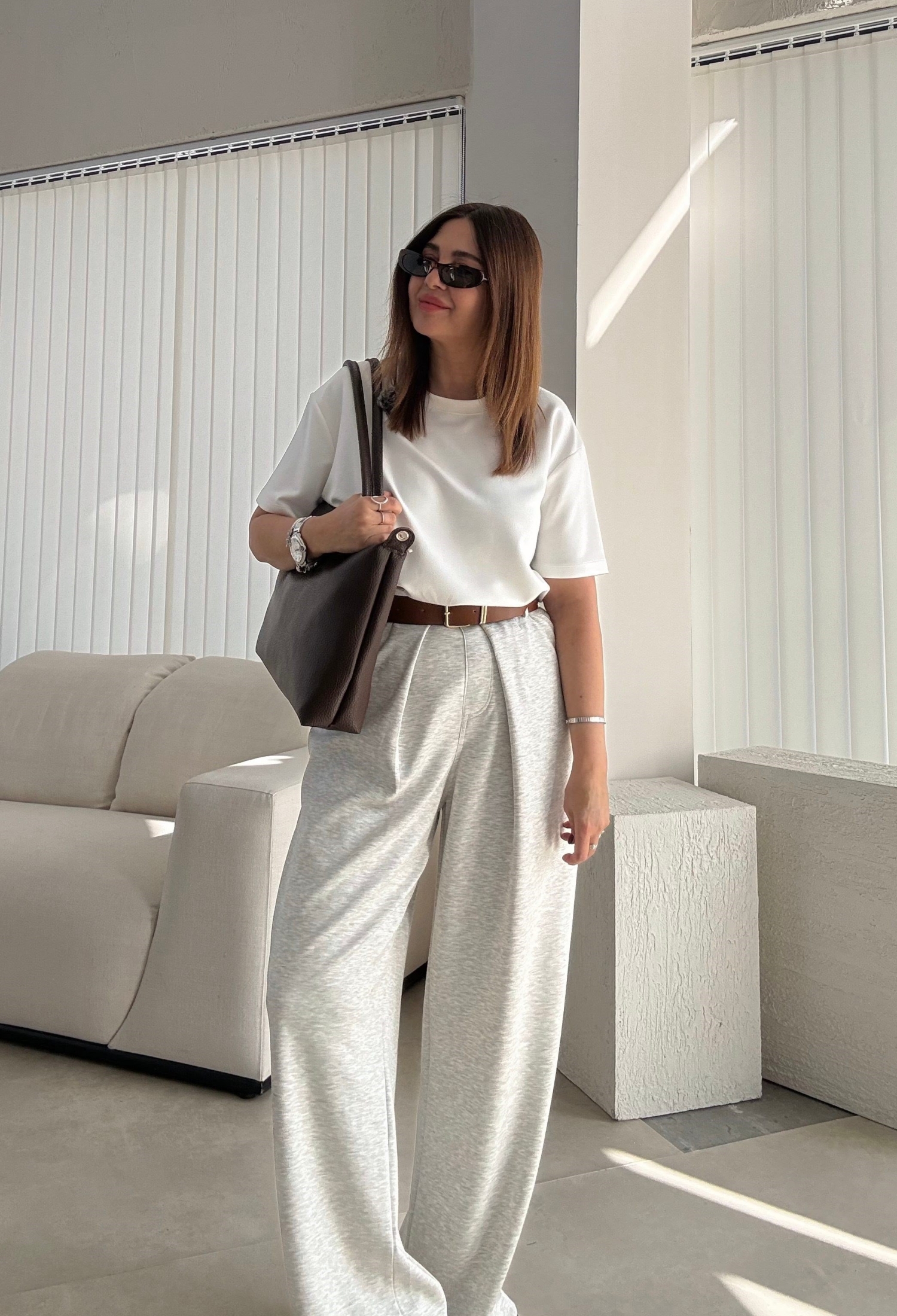 Palazzo Pants High Waist Wide Leg Zip Up - Brand: Cream Rouge - Women & Kids, Baby Clothes Wholesale - TheBS Women