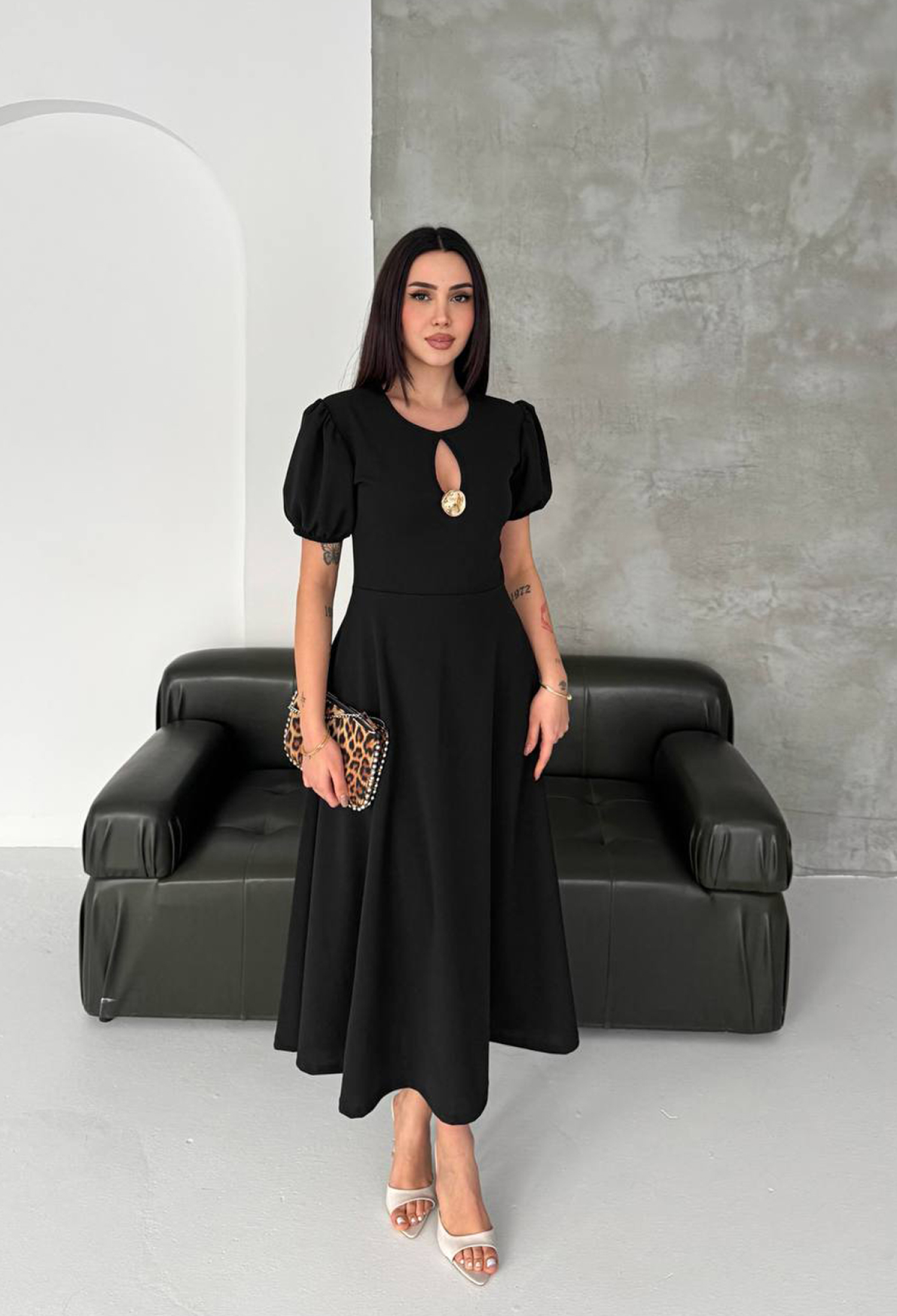 ElegantFit And Flare Dress - Brand: Mode Roy - Women & Kids, Baby Clothes Wholesale - TheBS Women
