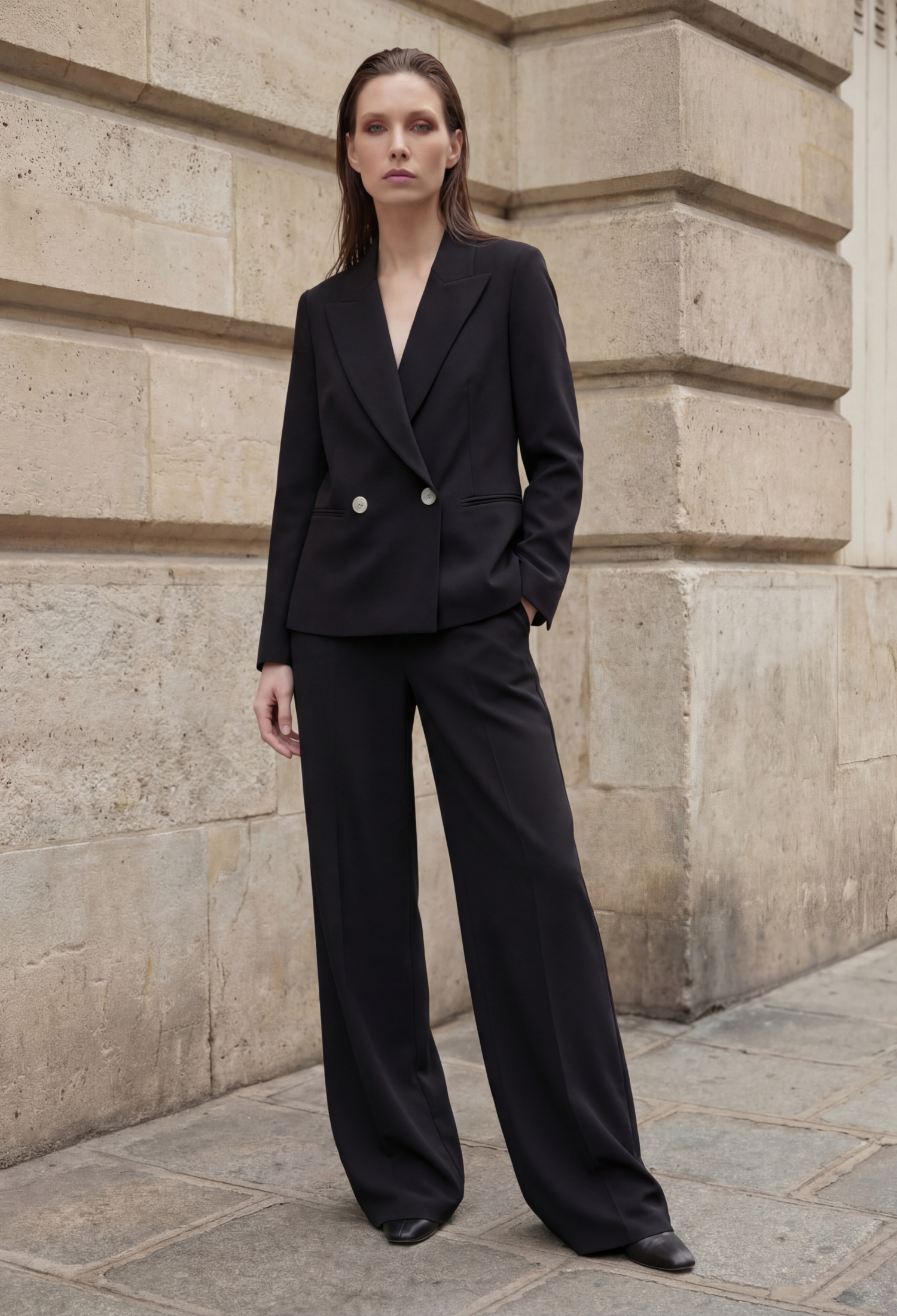 Double-Breasted Blazer Jacket - Brand: My Fashion - Women & Kids, Baby Clothes Wholesale - TheBS Women