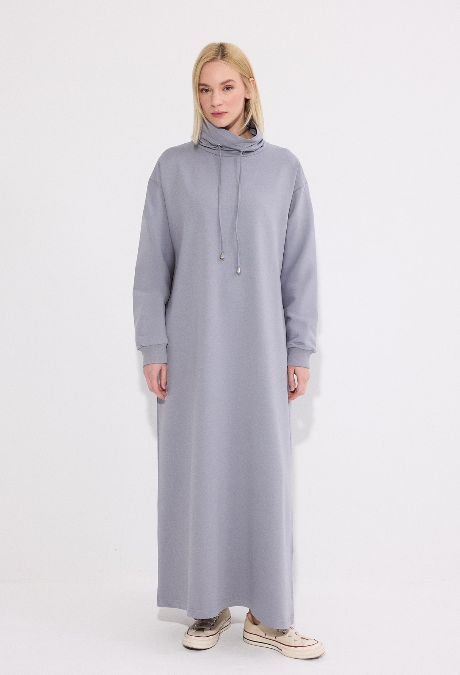 Casual Modest Sweater Dress With Turtle Neck - Brand: Touche Prive - Women & Kids, Baby Clothes Wholesale - TheBS Women