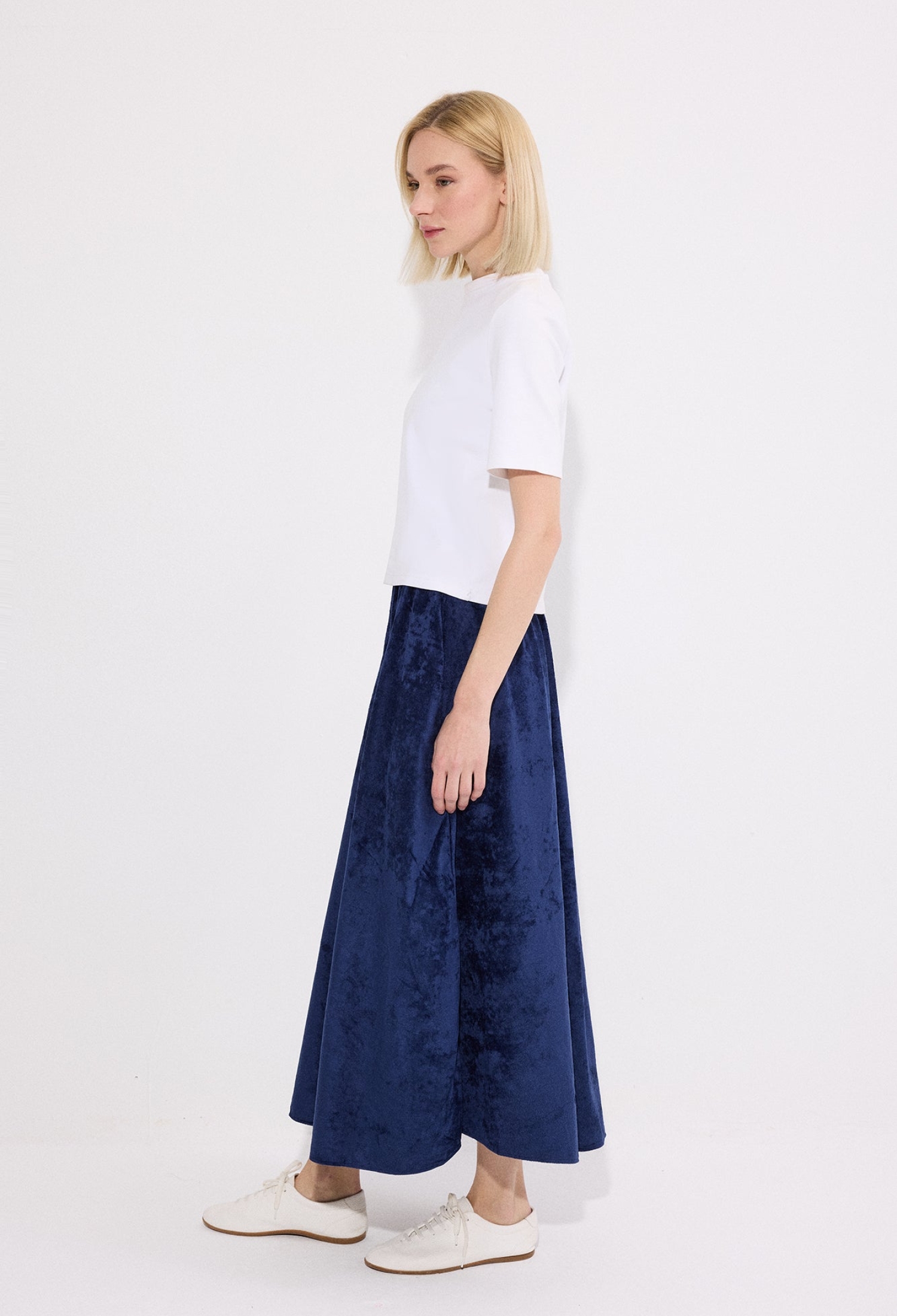 Flared Maxi Skirt With High Waist - Brand: Touche Prive - Women & Kids, Baby Clothes Wholesale - TheBS Women