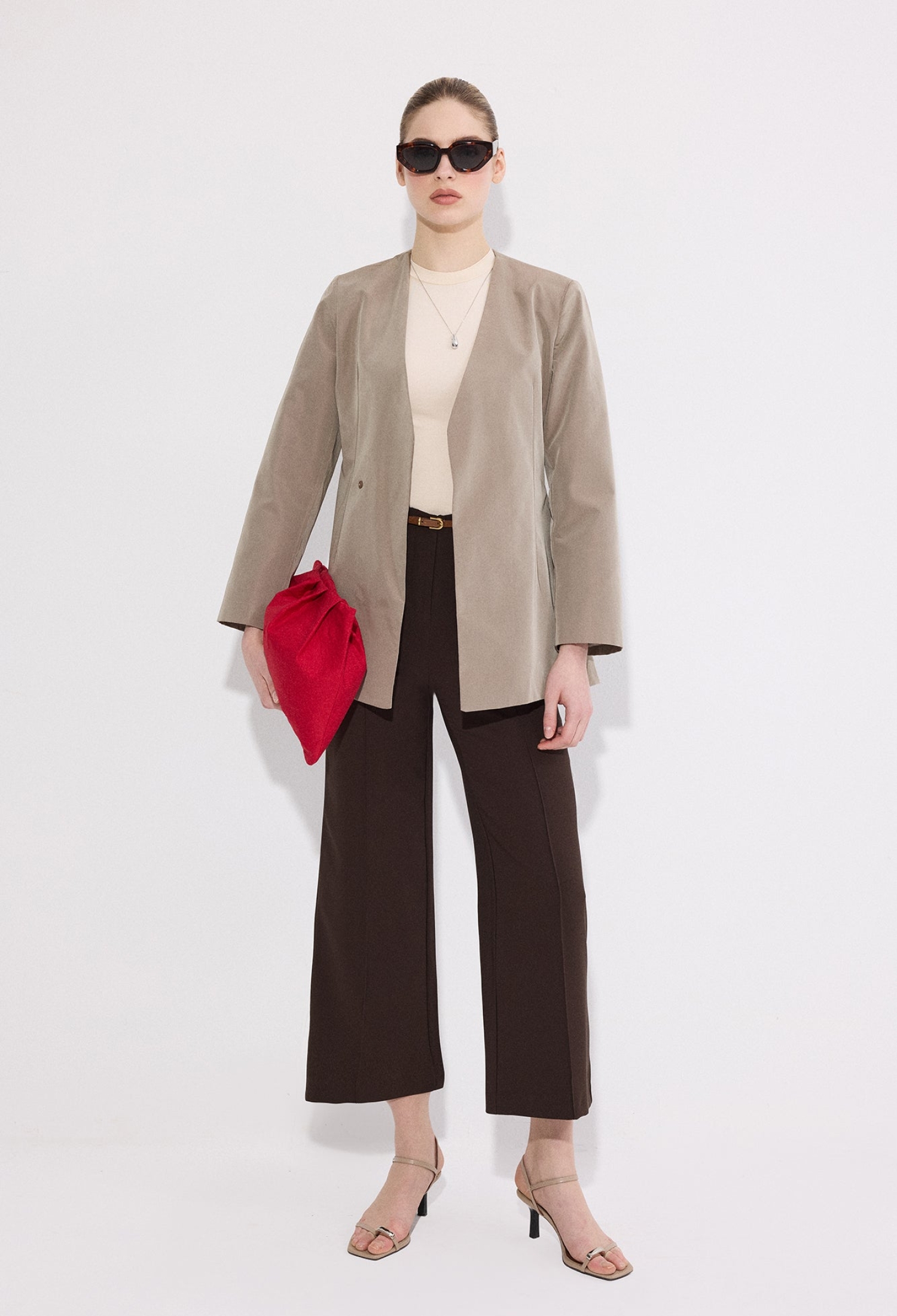 Culottes Pants With Wide Leg And Zip Closure - Brand: Touche Prive - Women & Kids, Baby Clothes Wholesale - TheBS Women