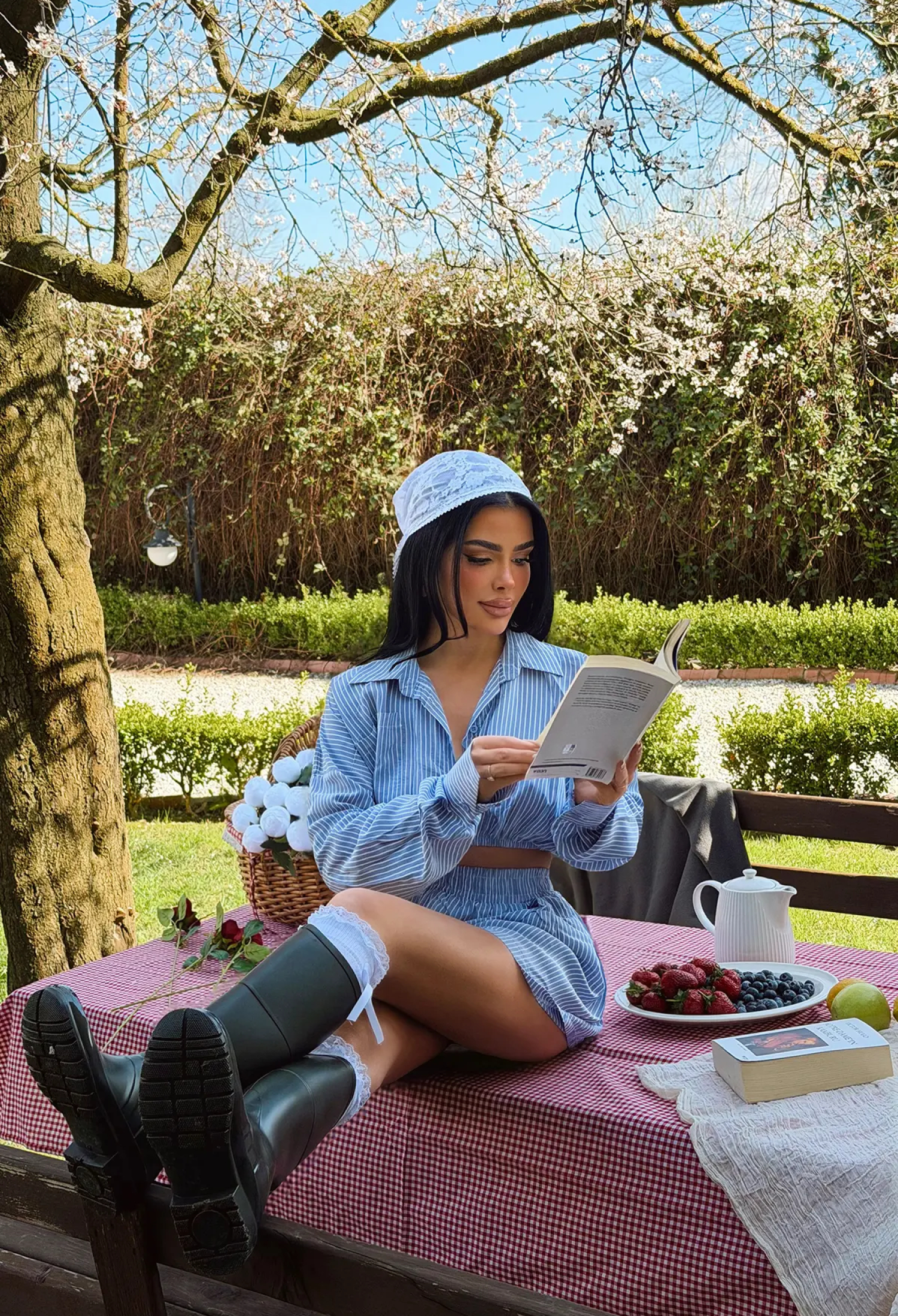 Casual Striped Paper Bag Set - Brand: EYYO ATELIER - Women & Kids, Baby Clothes Wholesale - TheBS Women