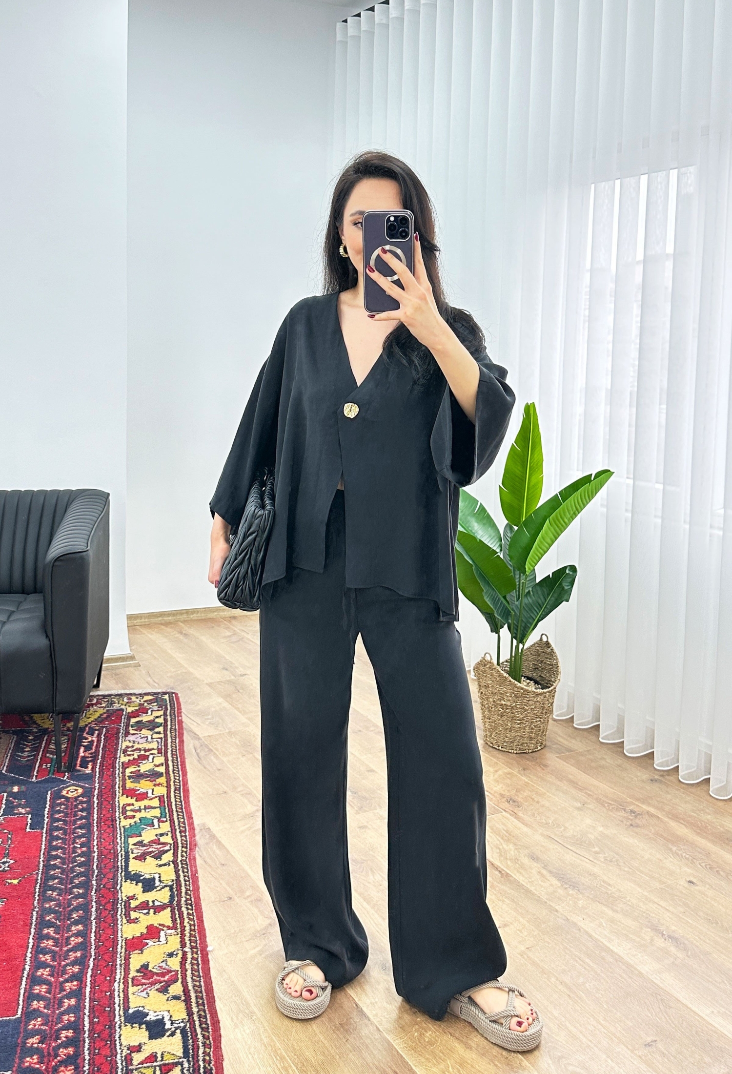 Elegant Oversized Palazzo Set - Brand: Lustrin - Women & Kids, Baby Clothes Wholesale - TheBS Women