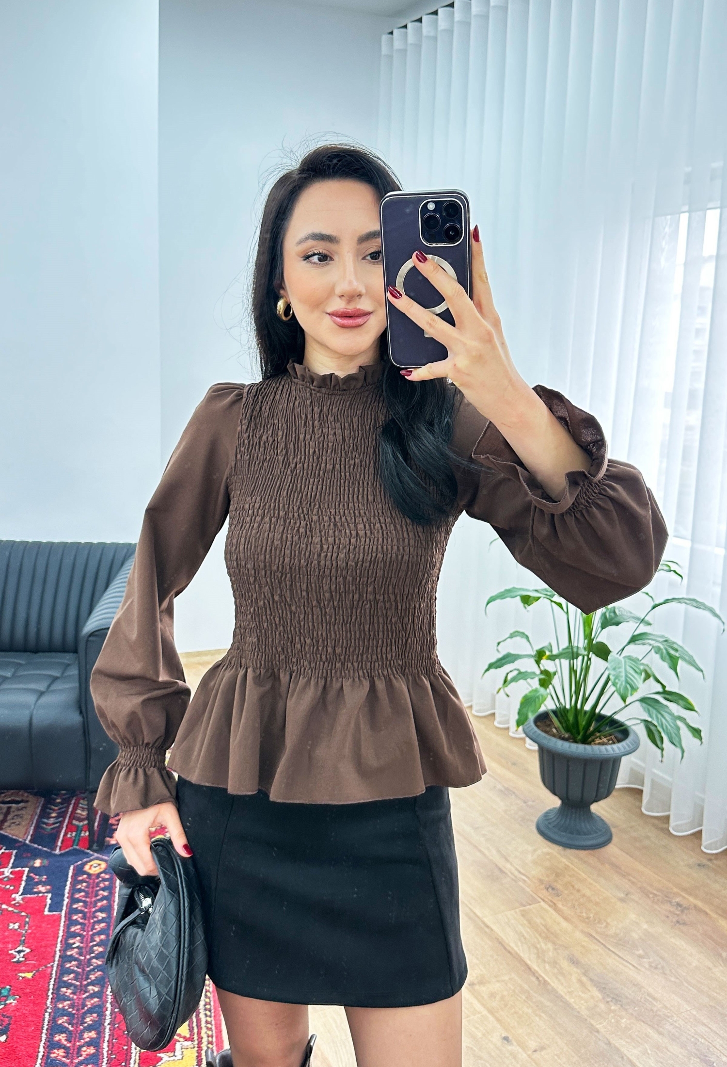 ElegantBlouse With Ballon Sleeves - Brand: Lustrin - Women & Kids, Baby Clothes Wholesale - TheBS Women