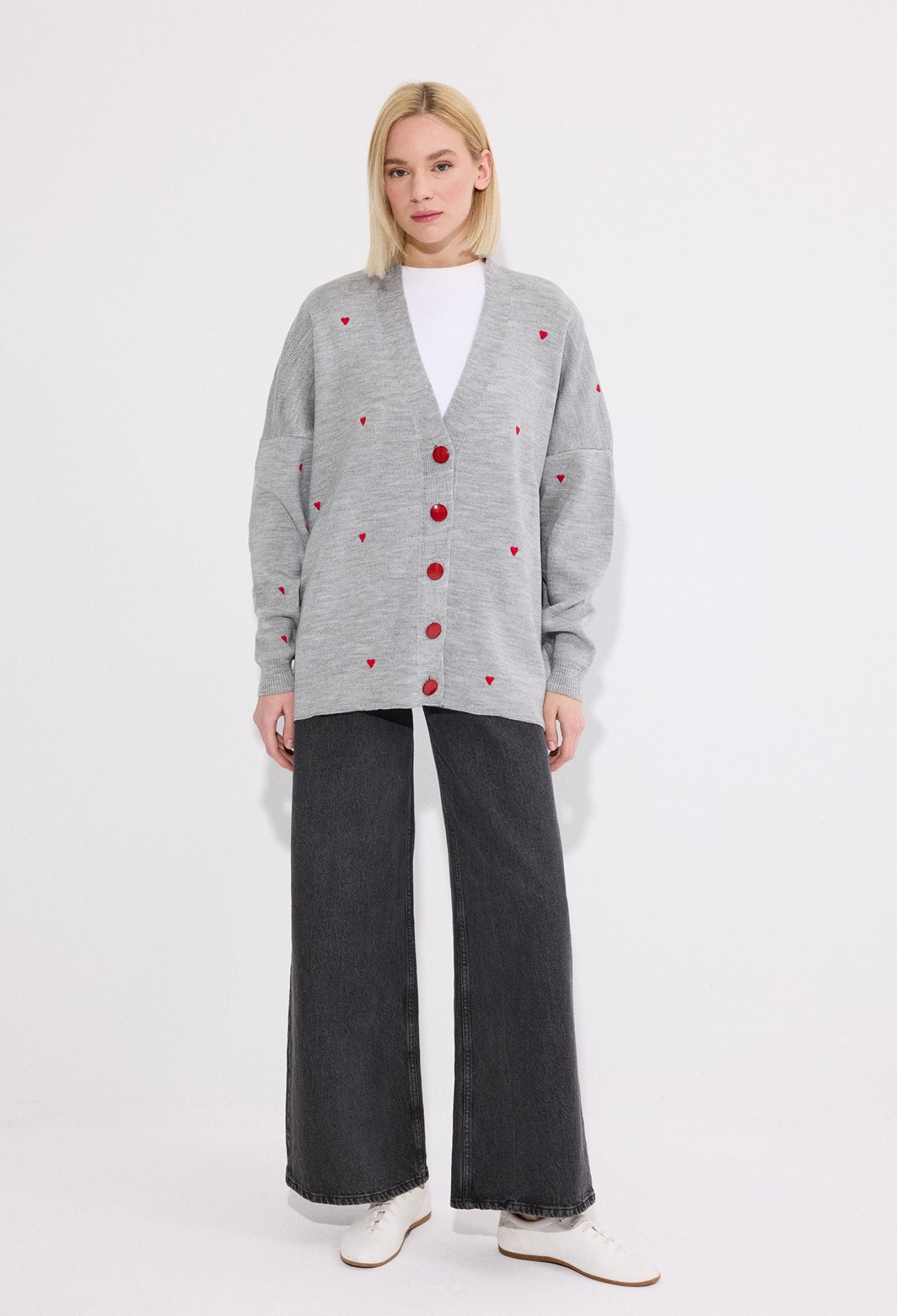 Casual Cute Preppy Vintage Retro Cardigan - Brand: Touche Prive - Women & Kids, Baby Clothes Wholesale - TheBS Women