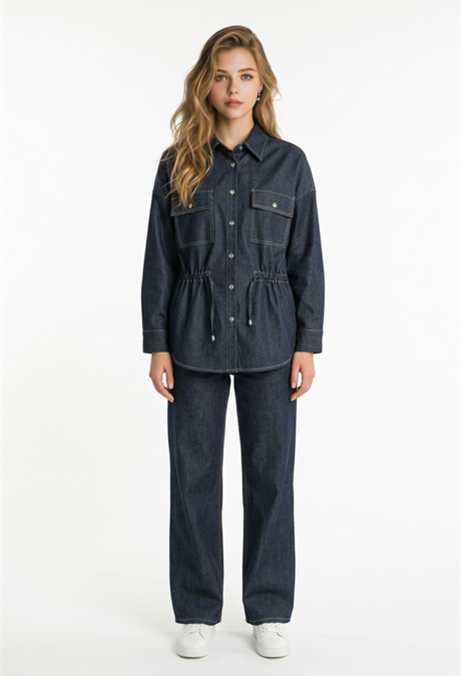 Casual Shirt With Buttoned Closure - Brand: Levure - Women & Kids, Baby Clothes Wholesale - TheBS Women