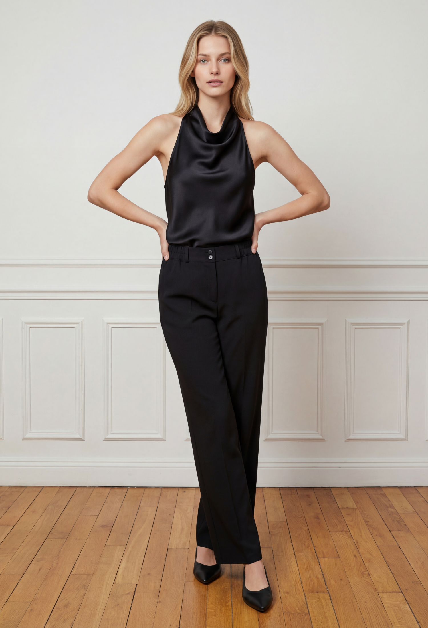 Elegant Formal Straight Leg Chinos Pants - Brand: Ouz Fashion - Women & Kids, Baby Clothes Wholesale - TheBS Women